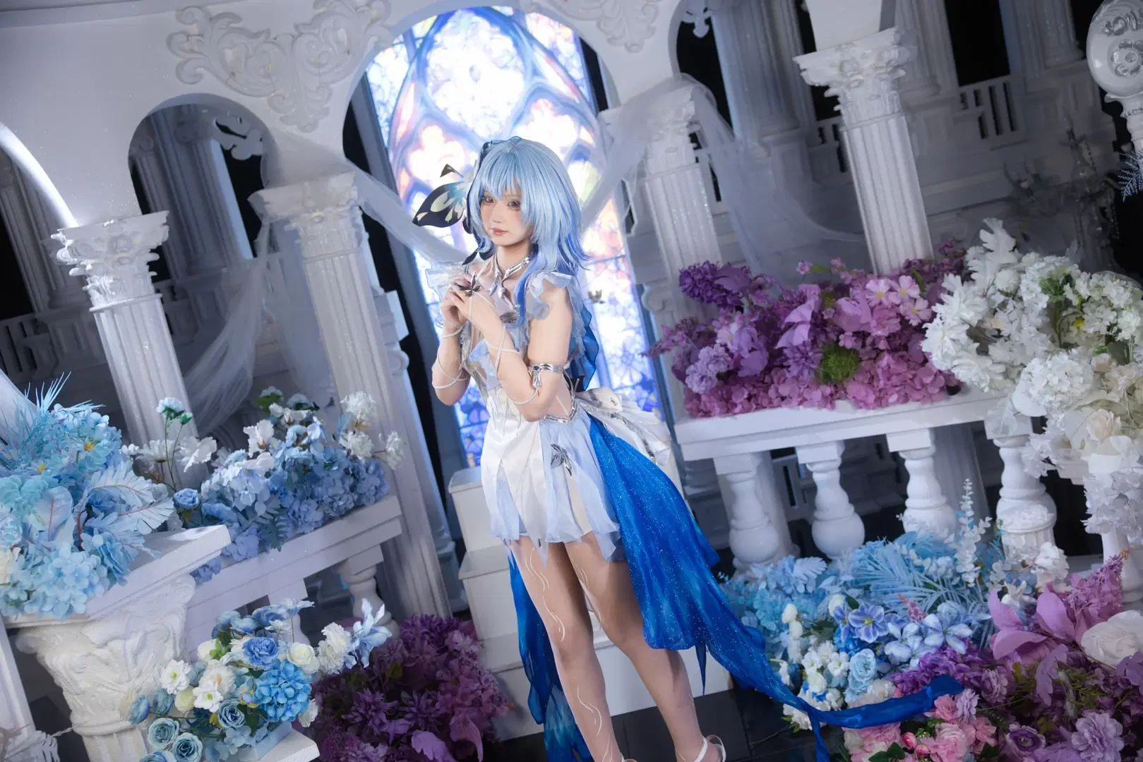 【守岸人cos】鳴潮清冷感拉滿的藍色幻夢 - 小羊不困（无限限流版，求关注求点赞） - 第8張