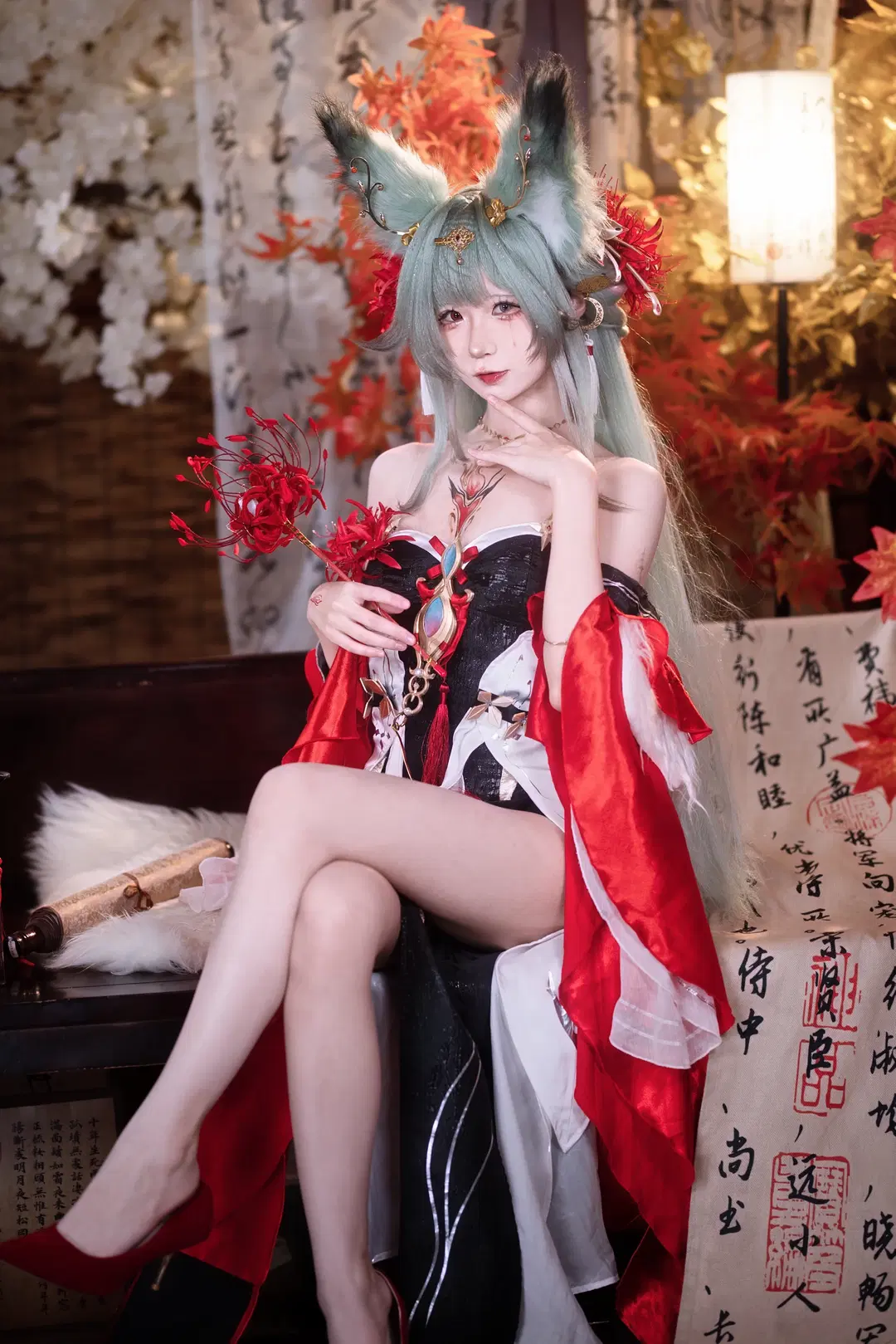 【弗洛洛cos】鸣潮心月狐的国风幻想 - 小羊不困（无限限流版，求关注求点赞） - 第3张