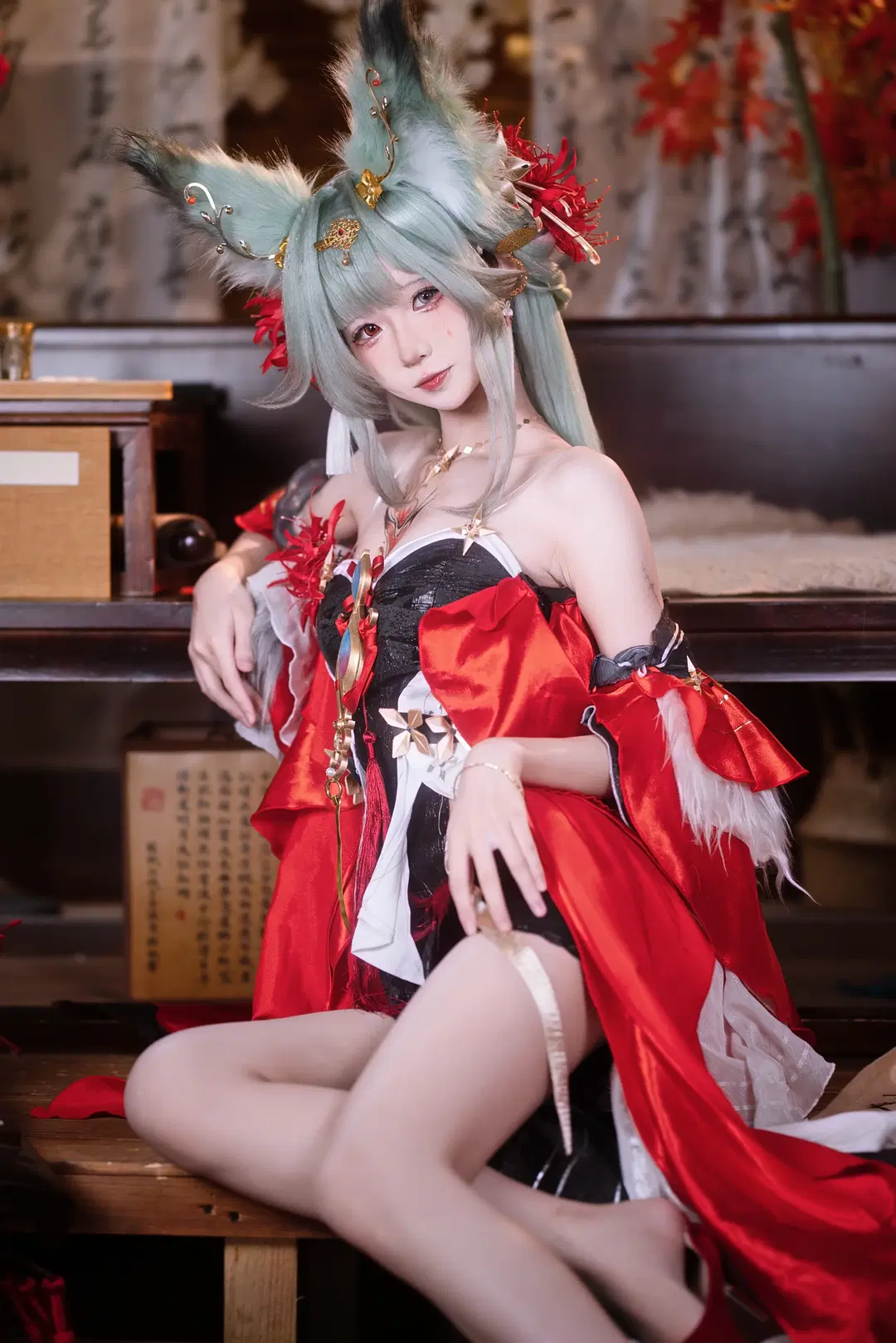 【弗洛洛cos】鸣潮心月狐的国风幻想 - 小羊不困（无限限流版，求关注求点赞） - 第5张