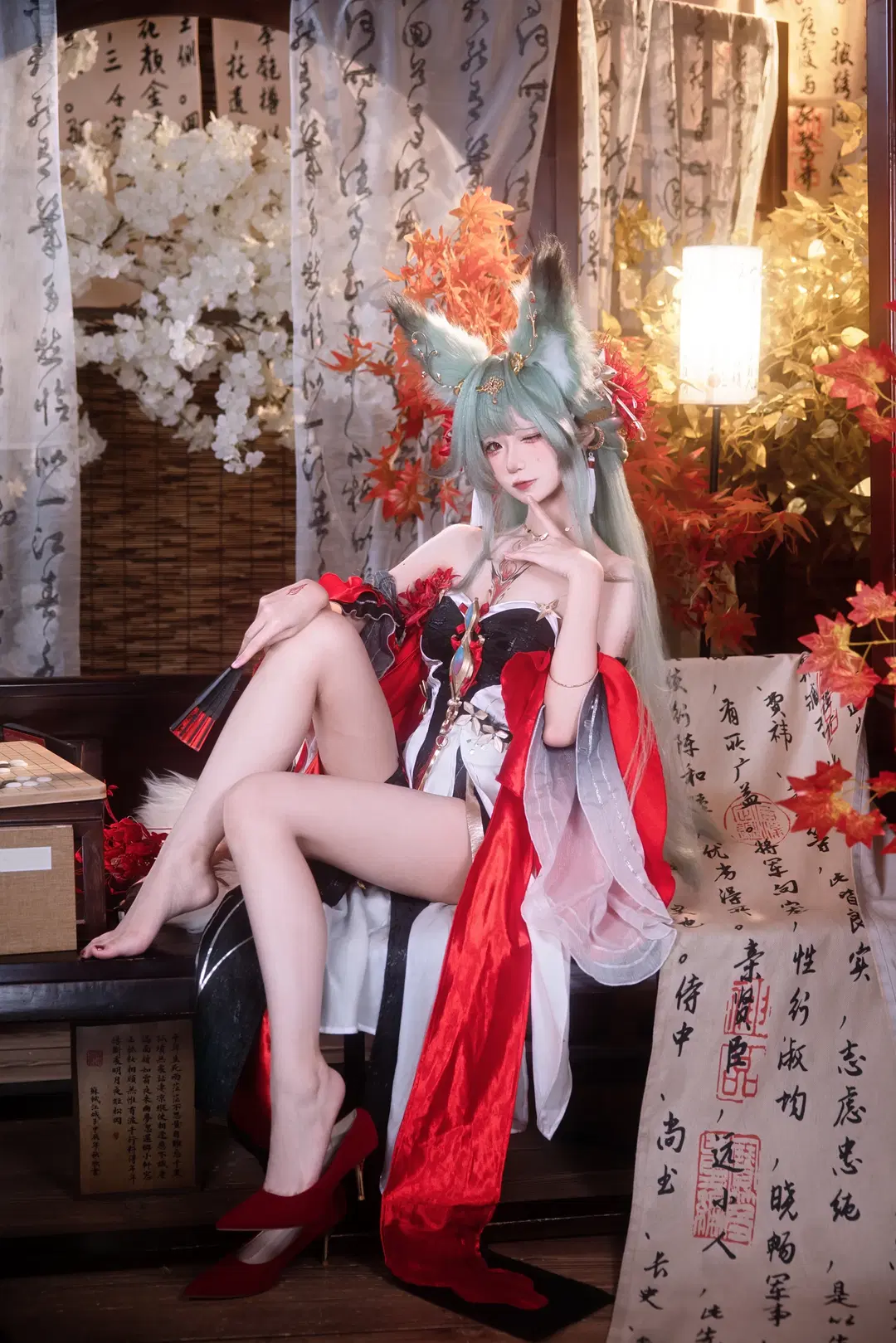 鸣潮, 弗洛洛cos, 国风cosplay, 兽耳娘, 心月狐