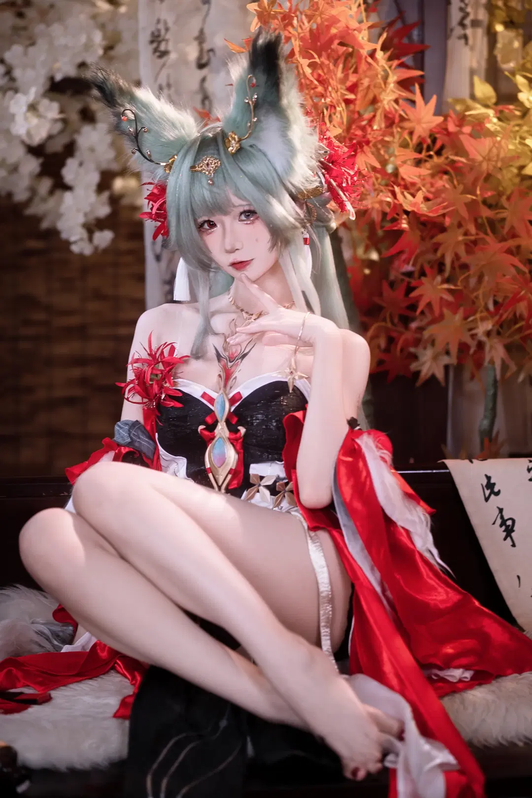 【弗洛洛cos】鸣潮心月狐形态的视觉呈现 - 小羊不困（无限限流版，求关注求点赞） - 第3张