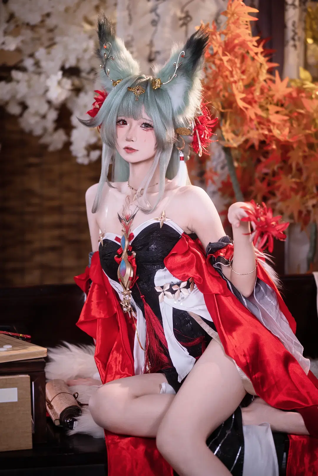 【弗洛洛cos】鸣潮心月狐的古风棚拍正片 - 小羊不困（无限限流版，求关注求点赞） - 第8张