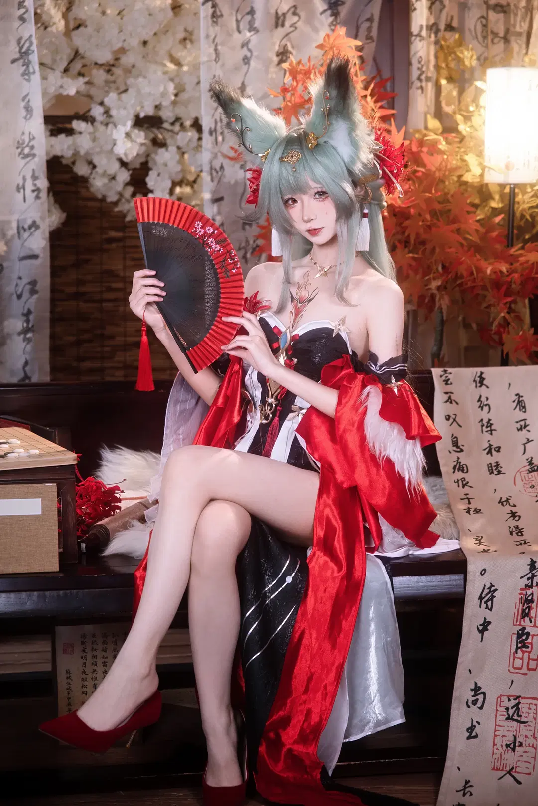 【弗洛洛cos】鸣潮心月狐的古风棚拍正片 - 小羊不困（无限限流版，求关注求点赞） - 第9张