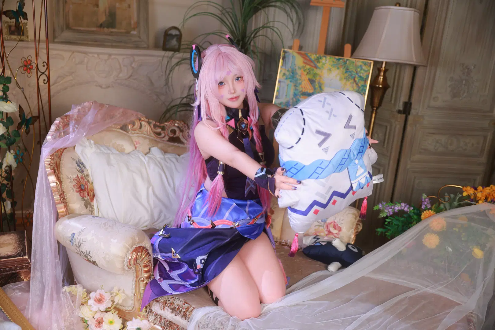 【茜特菈莉cos】神秘占星师降临复古庄园 - 小羊不困（无限限流版，求关注求点赞） - 第4张