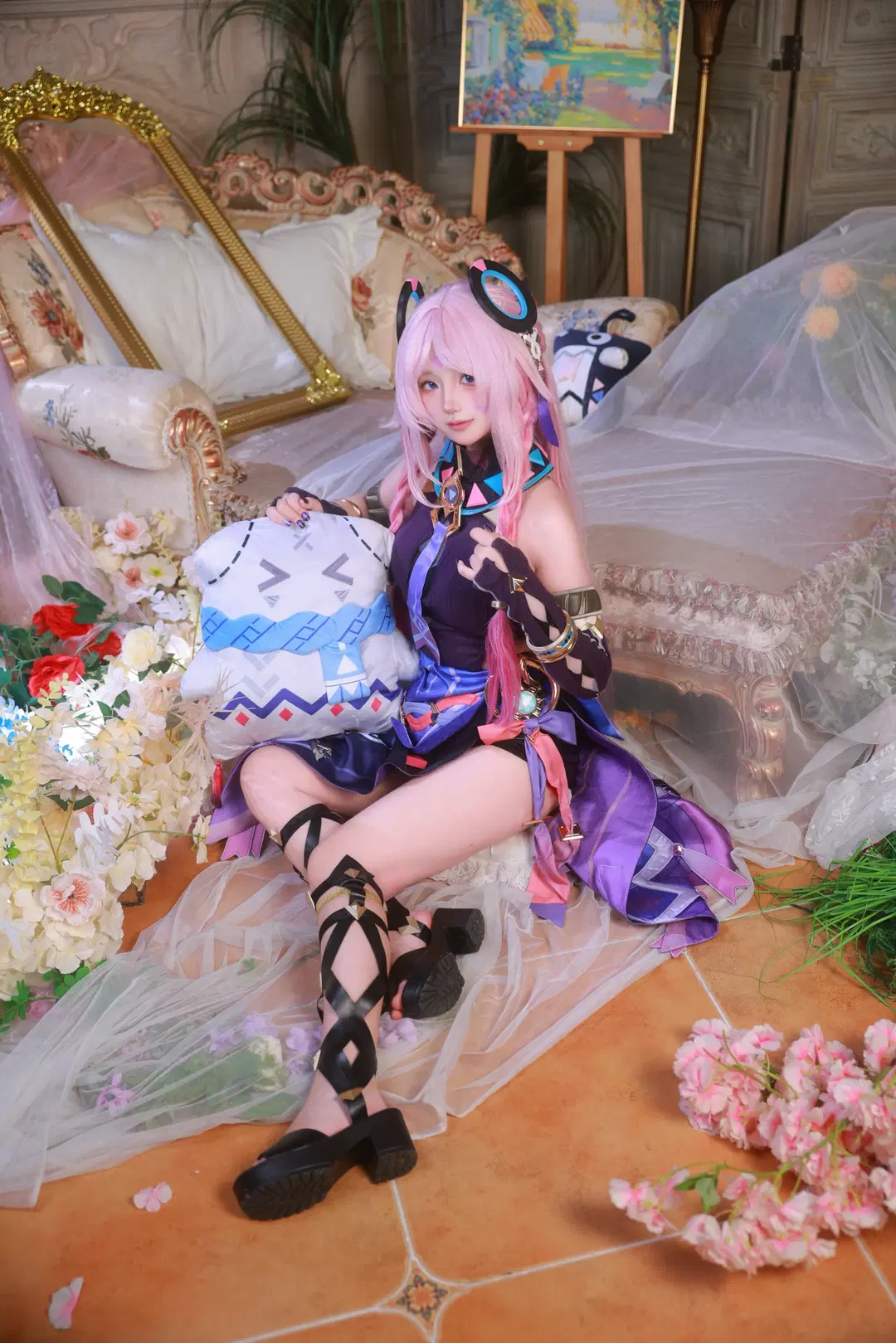 【茜特菈莉cos】神秘占星师降临复古庄园 - 小羊不困（无限限流版，求关注求点赞） - 第6张