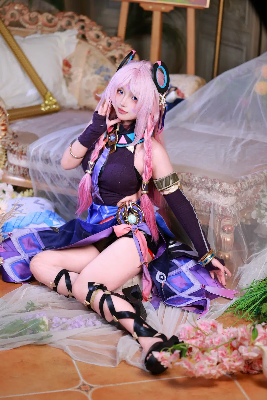 【茜特菈莉cos】神秘占星师降临复古庄园 - 小羊不困（无限限流版，求关注求点赞） - 第7张