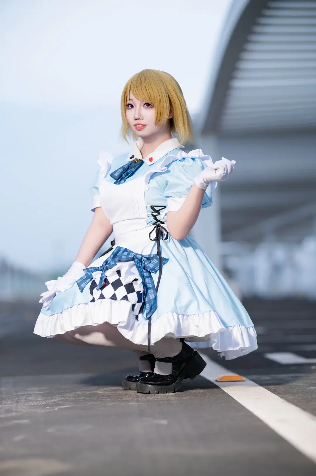 【駐車場フォト】駐車場で収めたイベント写真速報、仕事終わりの制服＆黒ストッキング実録 - Rin - 3枚目