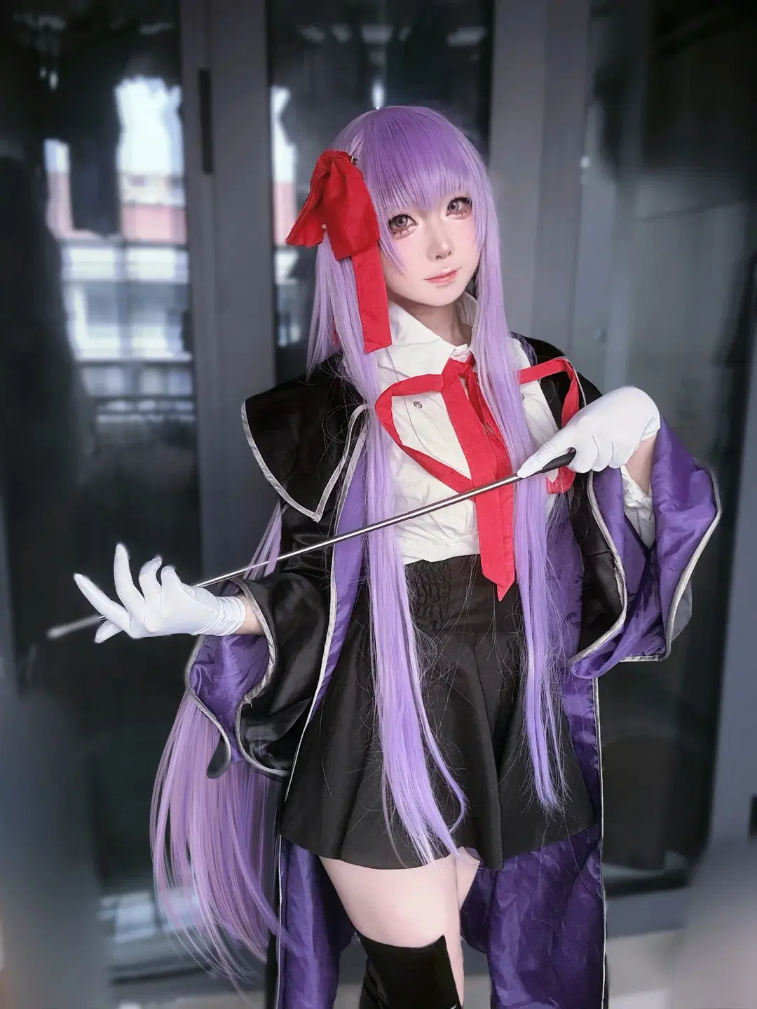 FGO, 紫色假发, BBcos, 丝袜cos, FateEXTRA CCC