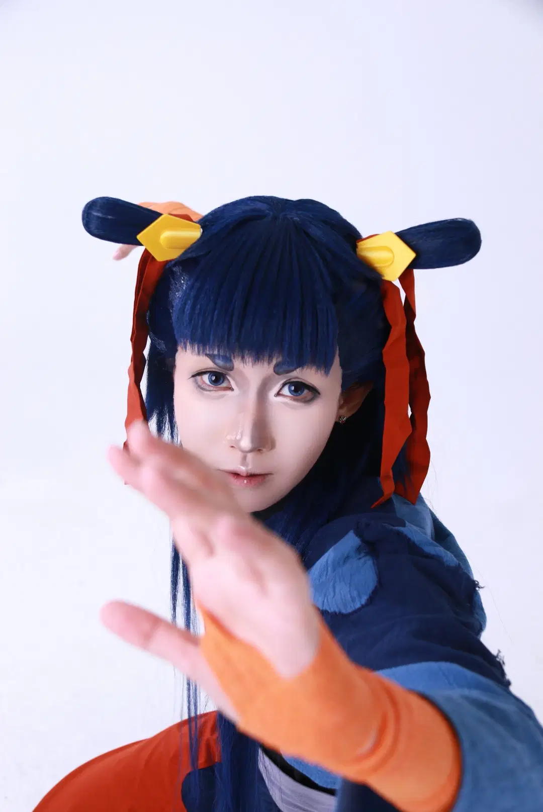 【哪吒cos】罗小黑战记哪吒，这身蓝橙配色太燃了 - DEMON（摄影版📷） - 第5张