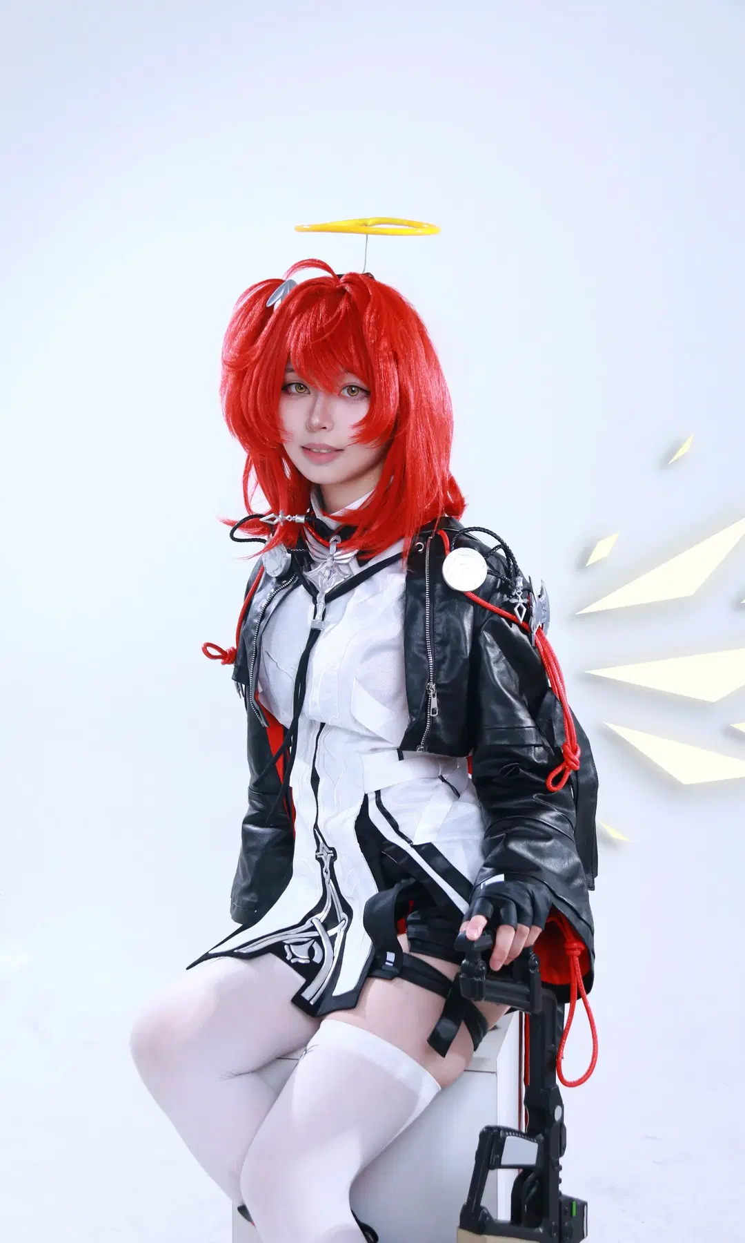 【新约能天使cos】明日方舟红发天使棚拍记录 - DEMON（摄影版📷） - 第3张