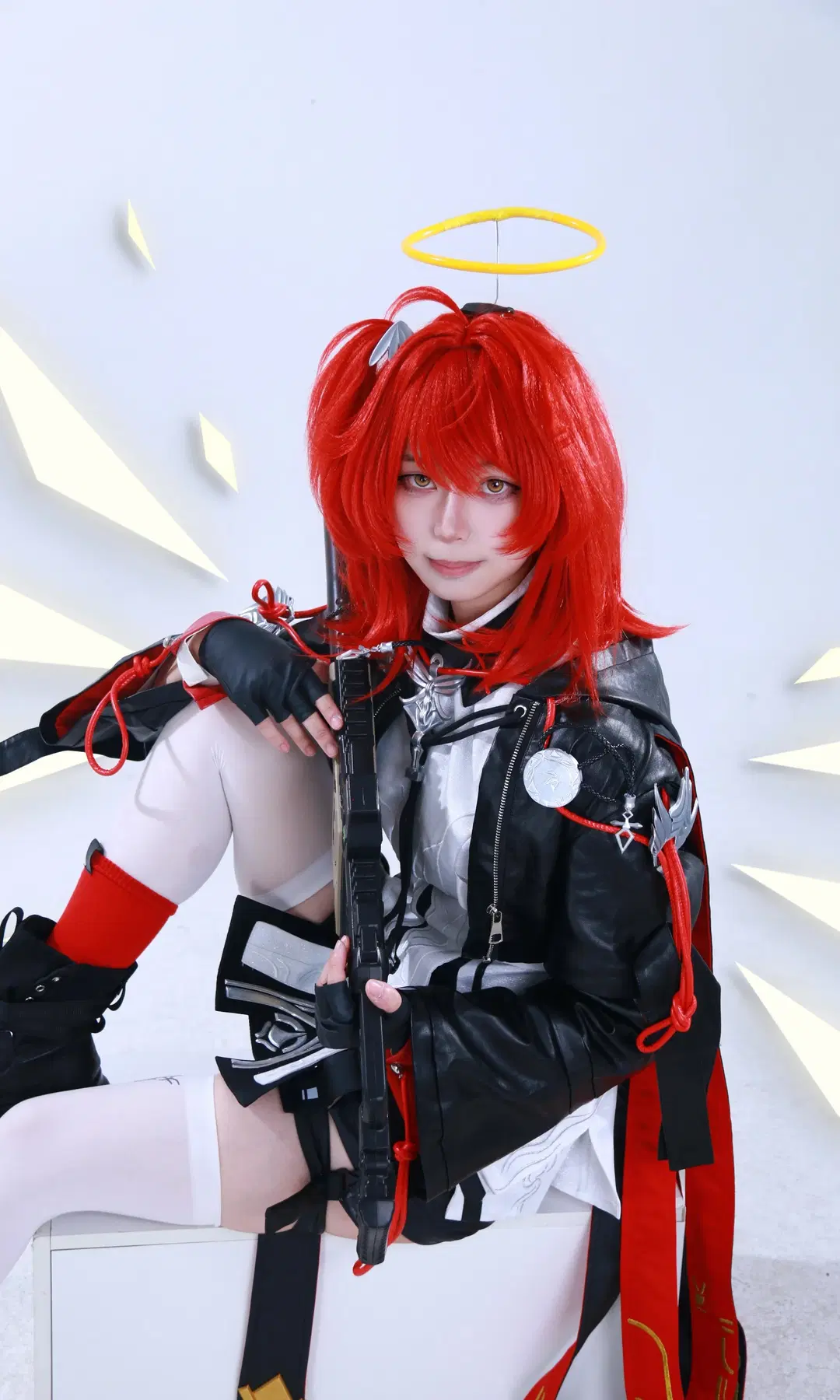 【新约能天使cos】明日方舟红发天使棚拍记录 - DEMON（摄影版📷） - 第4张