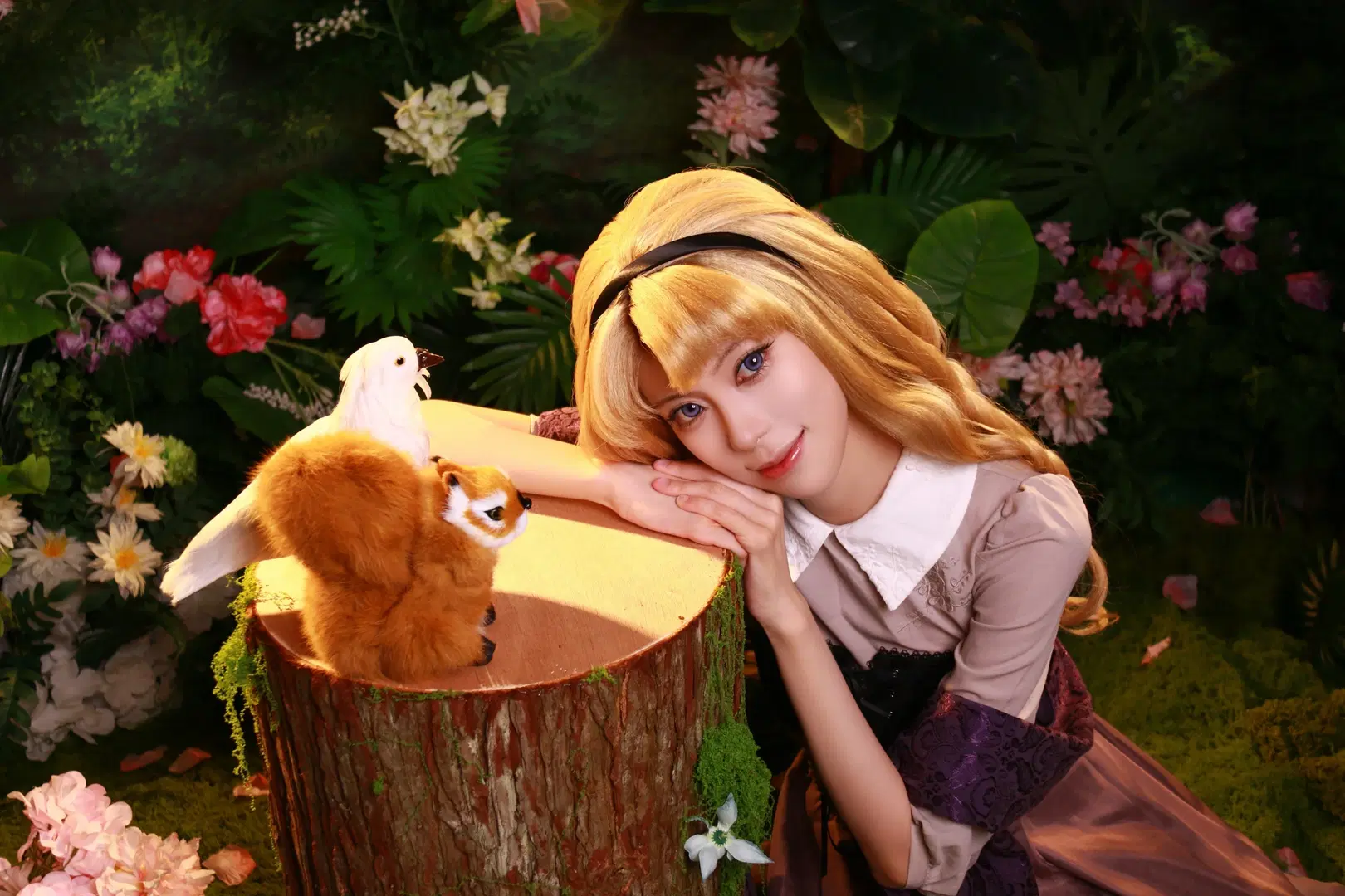 【オーロラ コスプレ】ディズニー『眠れる森の美女』の森の冒険 - DEMON（摄影版📷） - 3枚目