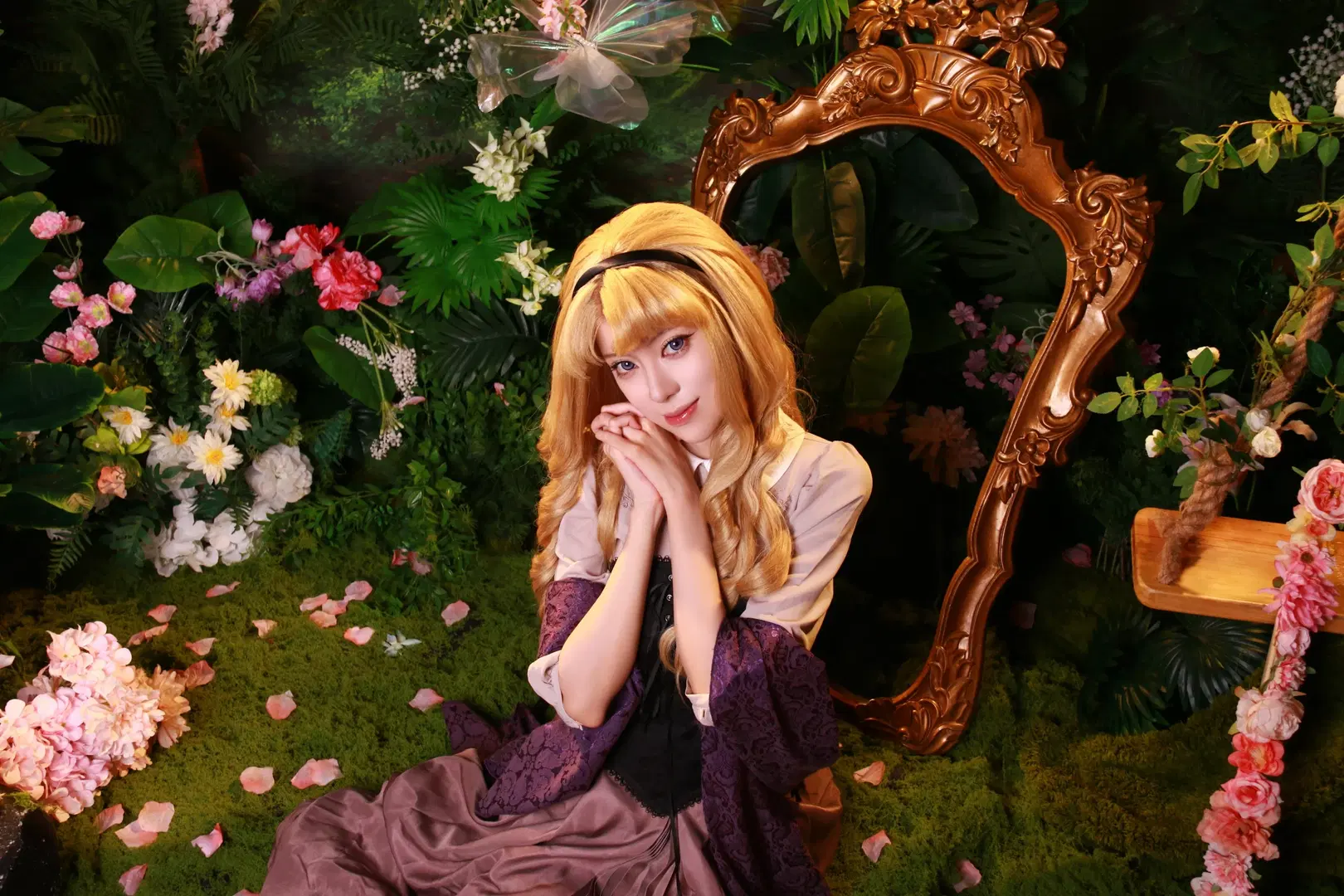 【オーロラ コスプレ】ディズニー『眠れる森の美女』の森の冒険 - DEMON（摄影版📷） - 6枚目