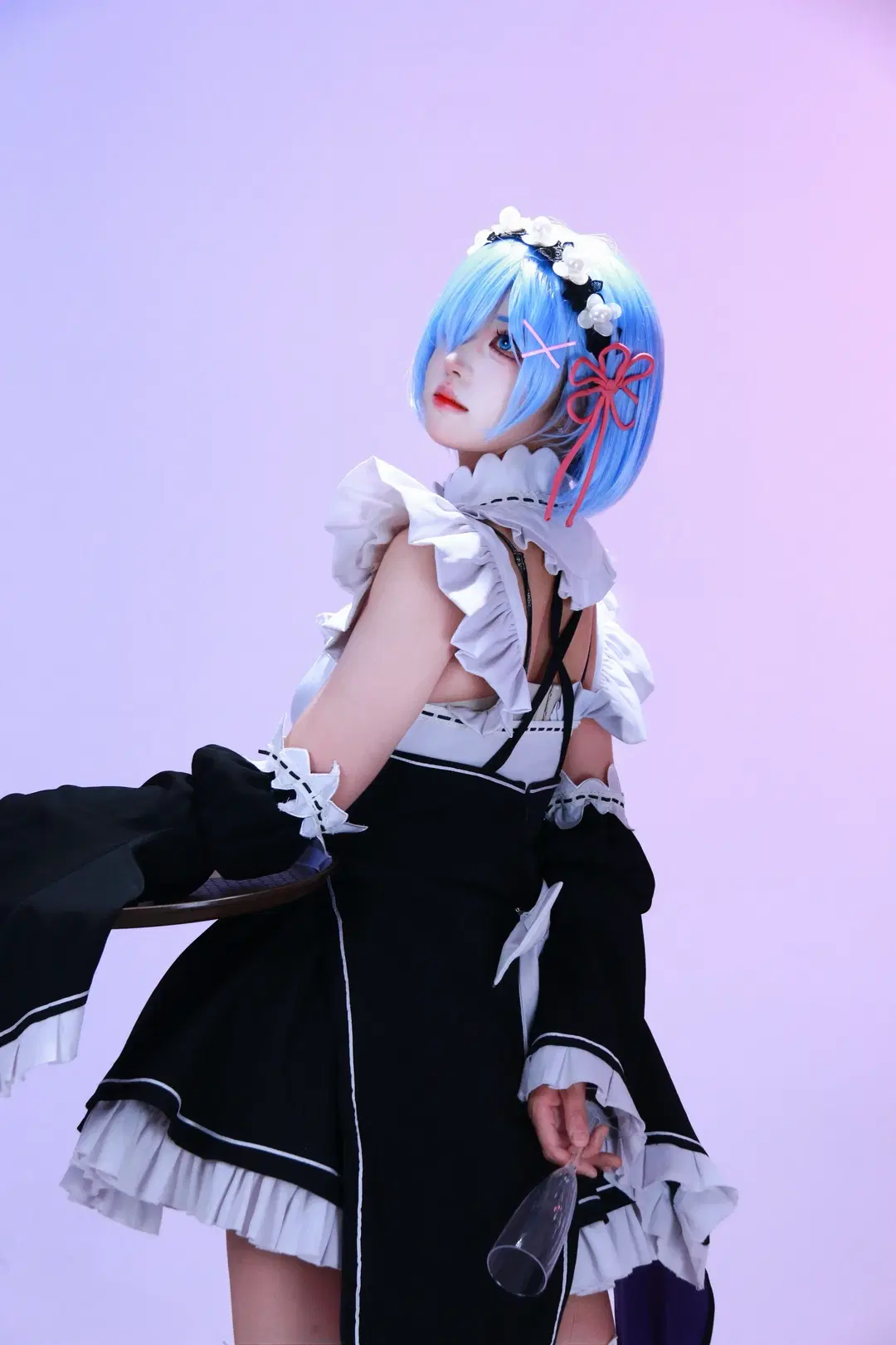 【蕾姆cos】從零開始的異世界生活，藍髮女僕棚拍記錄 - DEMON（摄影版📷） - 第2張