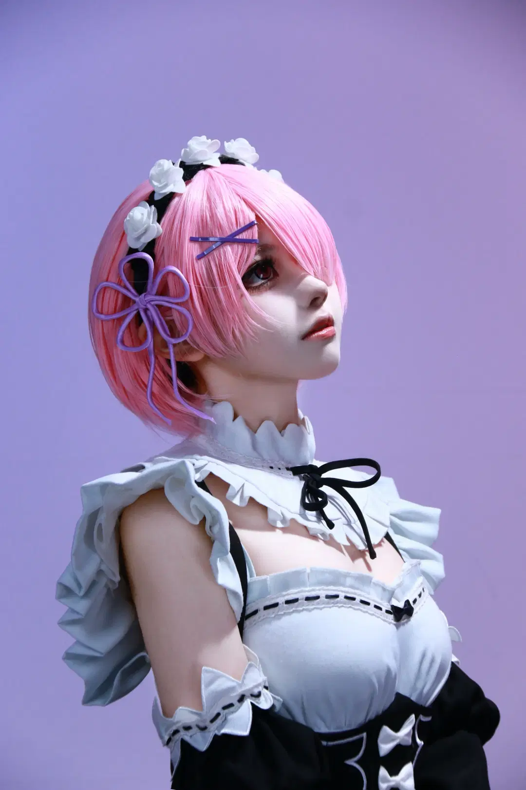 【拉姆cos】從零開始的異世界生活 女僕裝白絲棚拍記錄 - DEMON（摄影版📷） - 第2張