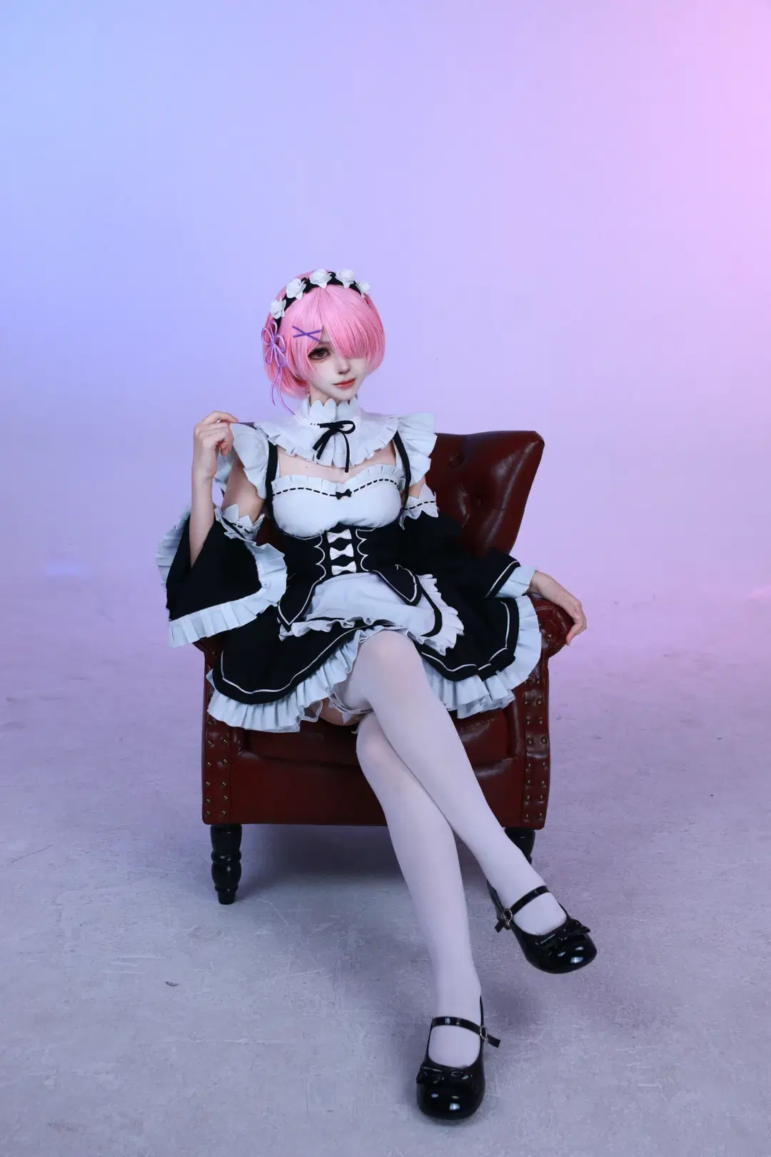 cosplay, 女僕裝, 從零開始的異世界生活, 白絲, 拉姆cos