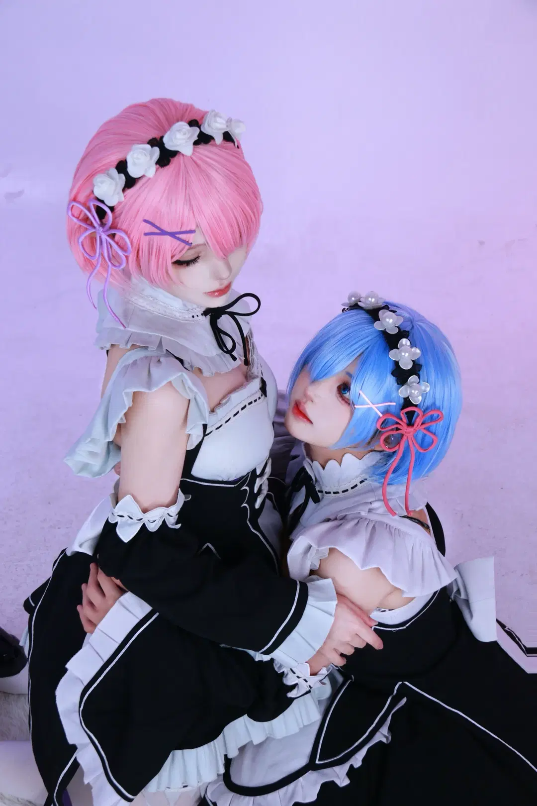 [Ram cosplay] Re:ZERO -Starting Life in Another World-: Rem and Ram duo photoshoot log by DEMON（摄影版📷） - Image 3