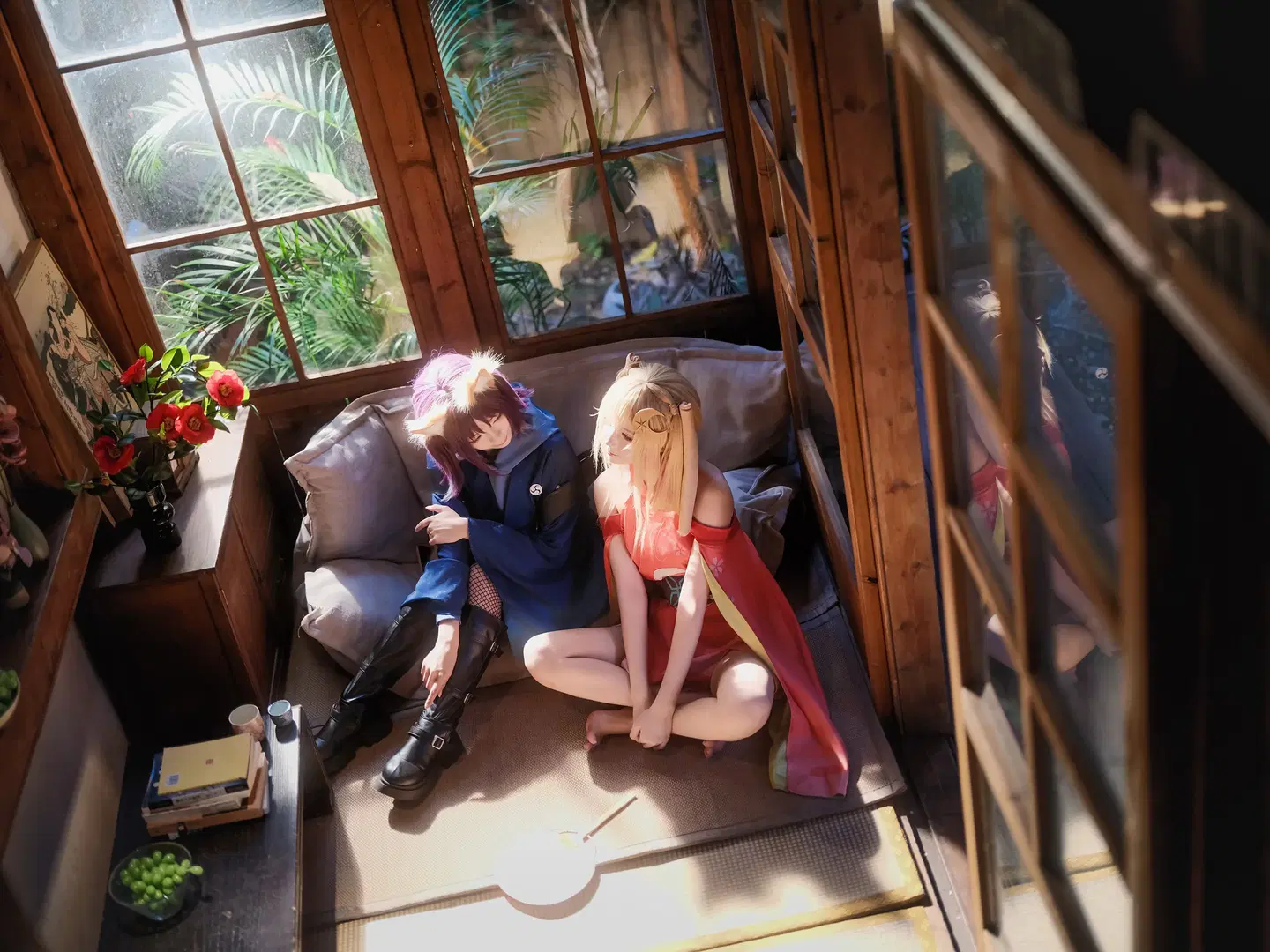 超时空辉耀姬 和风兽耳双人cosplay - 巧克力choco - 第2张
