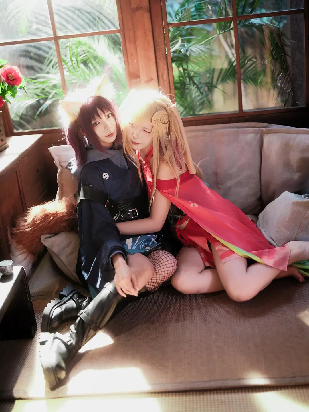 超时空辉耀姬 和风兽耳双人cosplay - 巧克力choco - 第4张