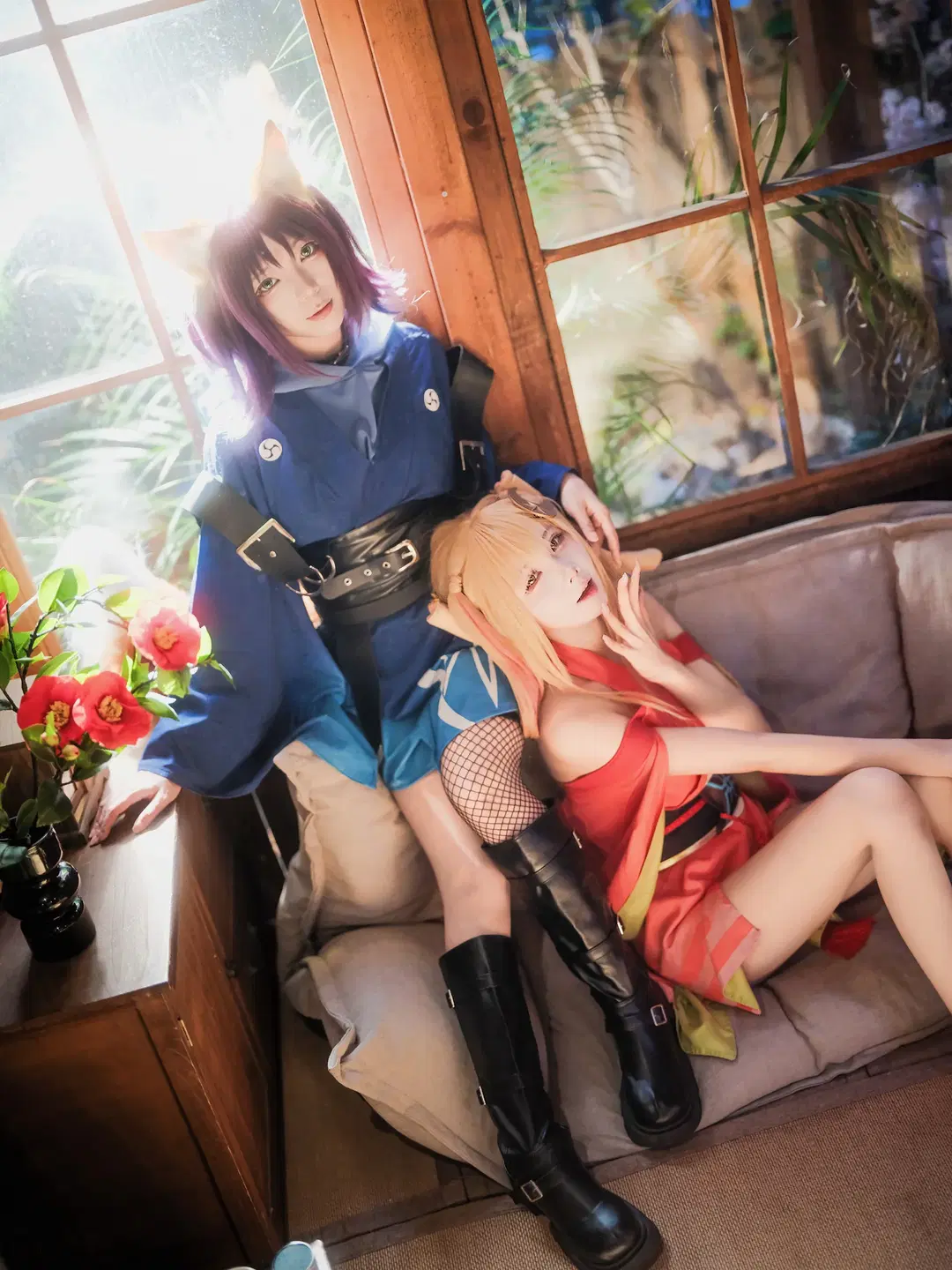 超时空辉耀姬 和风兽耳双人cosplay - 巧克力choco - 第6张