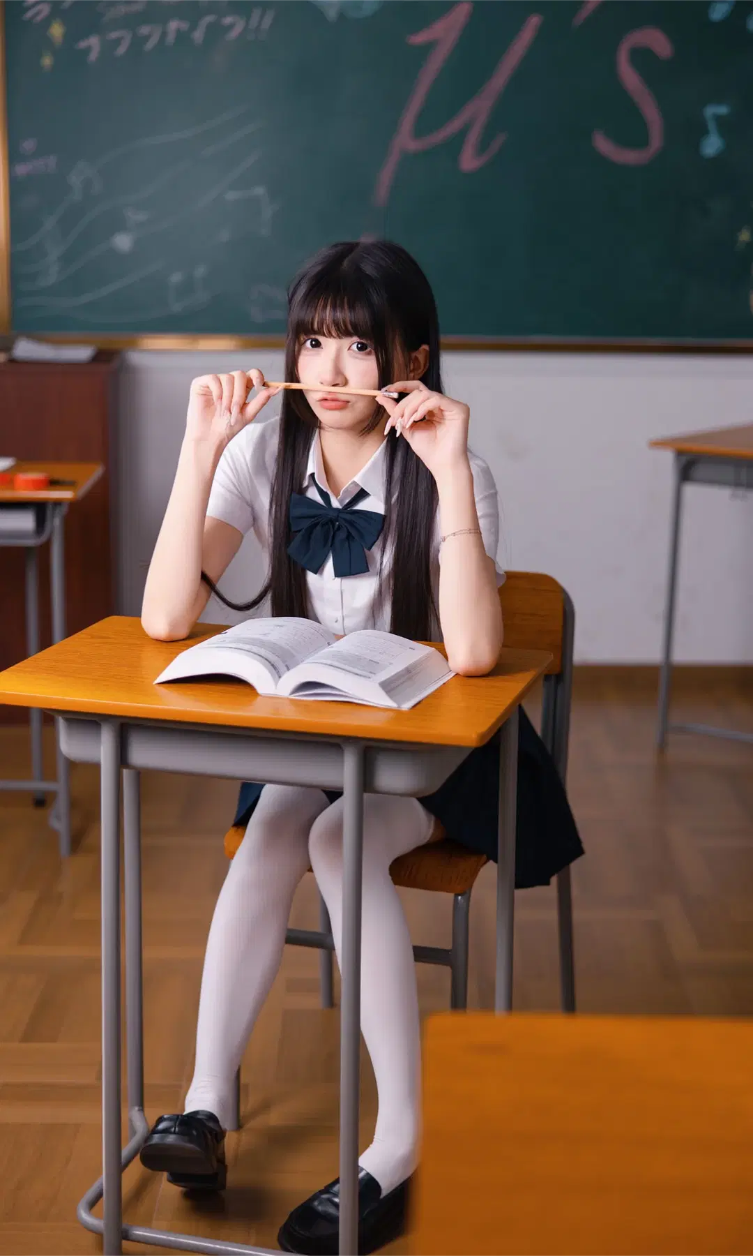 Back to School Days: The JK Uniform Girl in the Classroom by Fe - Image 3