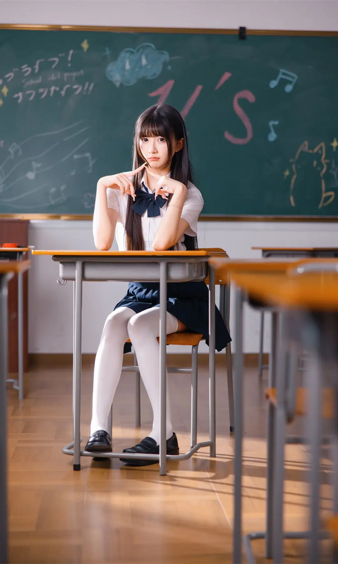 Back to School Days: The JK Uniform Girl in the Classroom by Fe - Image 4