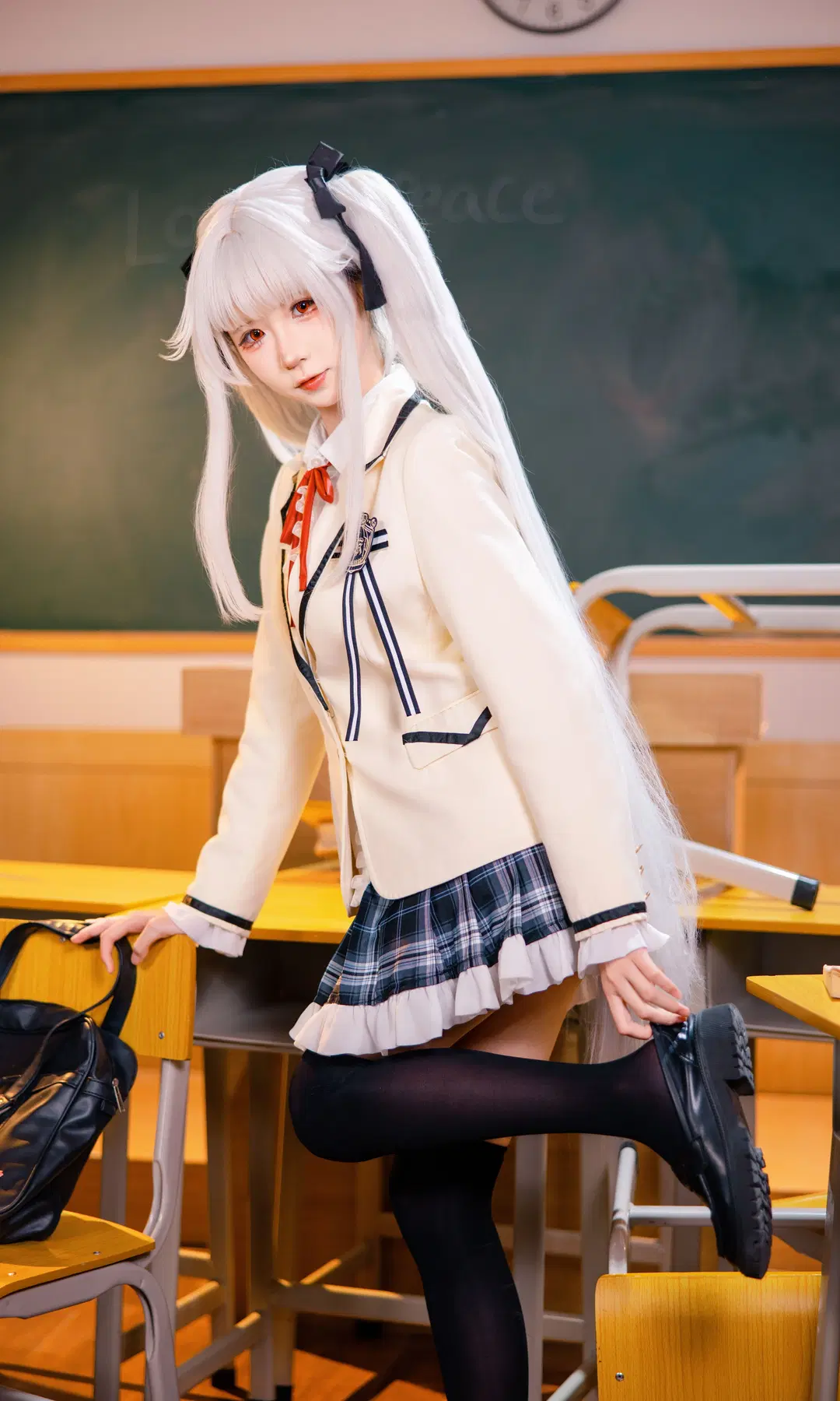 【篝之雾枝cos】美少女万华镜 教室里的校服时光 - Fe - 第10张