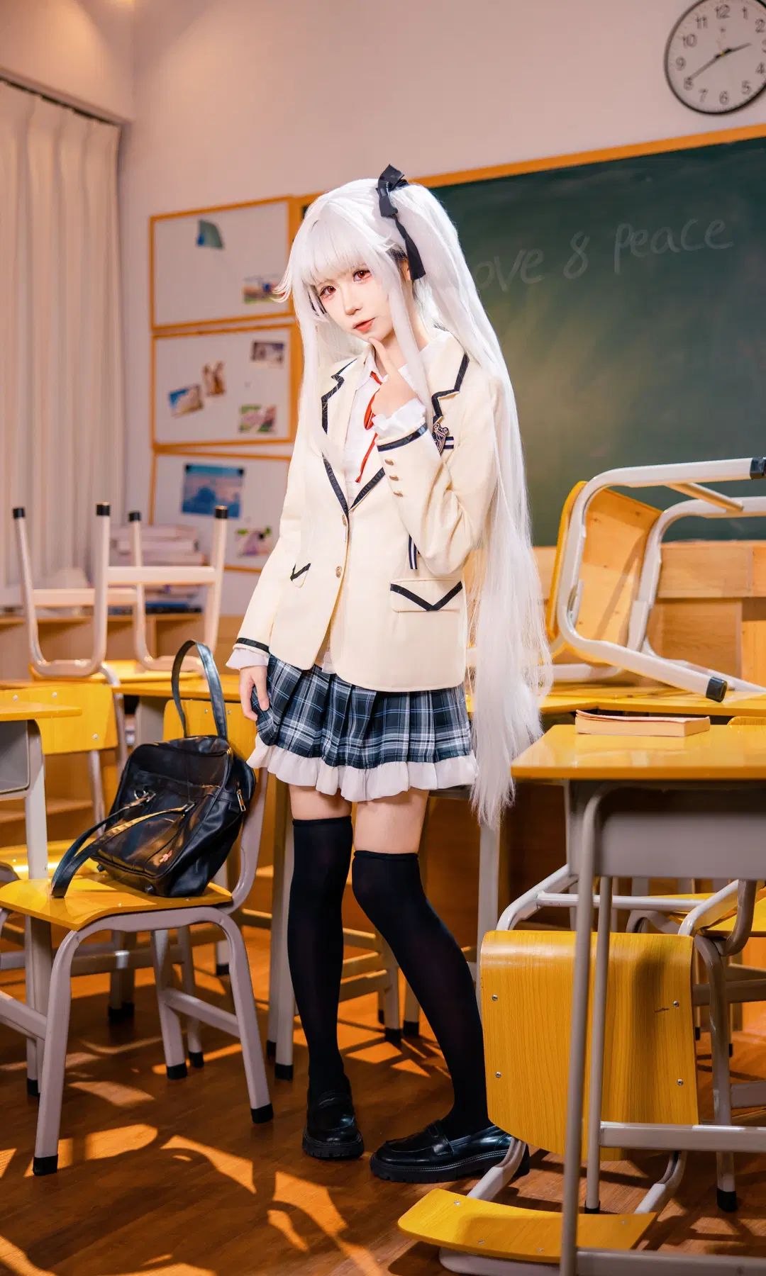 【篝之雾枝cos】美少女万华镜 教室里的校服时光 - Fe - 第12张