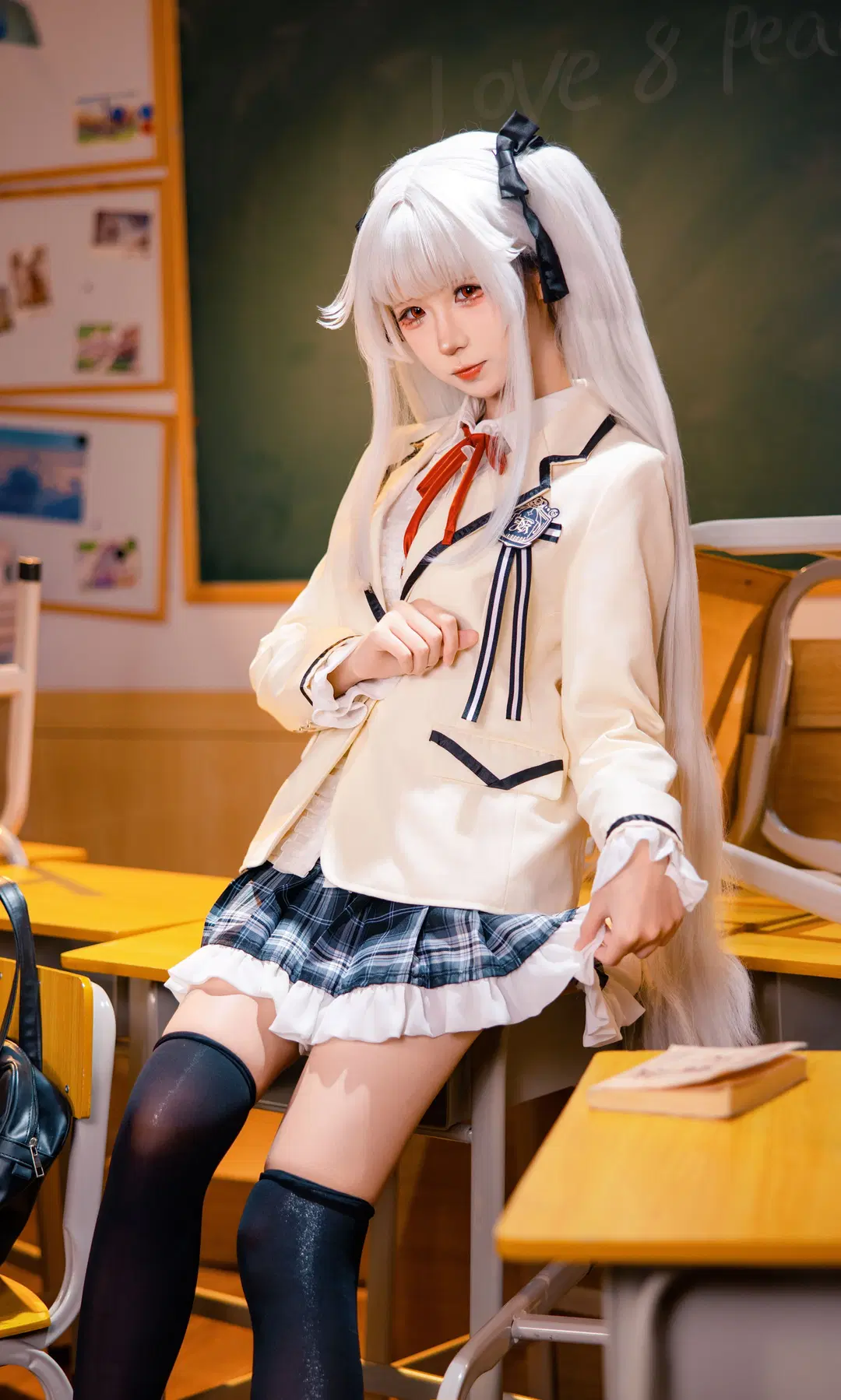 【篝之雾枝cos】美少女万华镜 教室里的校服时光 - Fe - 第2张