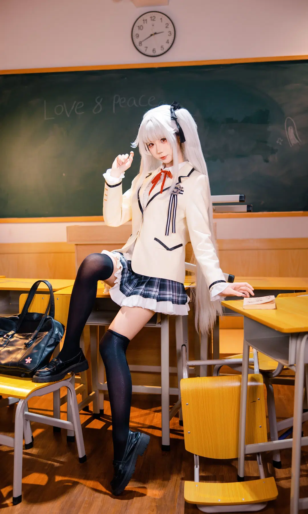 【篝之雾枝cos】美少女万华镜 教室里的校服时光 - Fe - 第4张