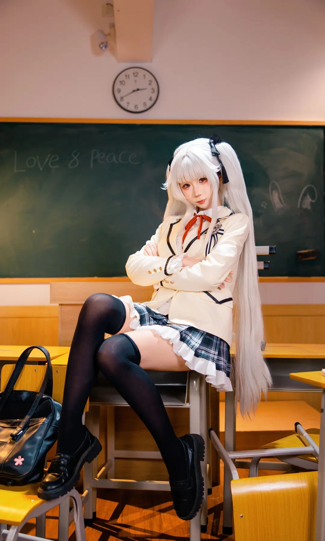 【篝之雾枝cos】美少女万华镜 教室里的校服时光 - Fe - 第5张