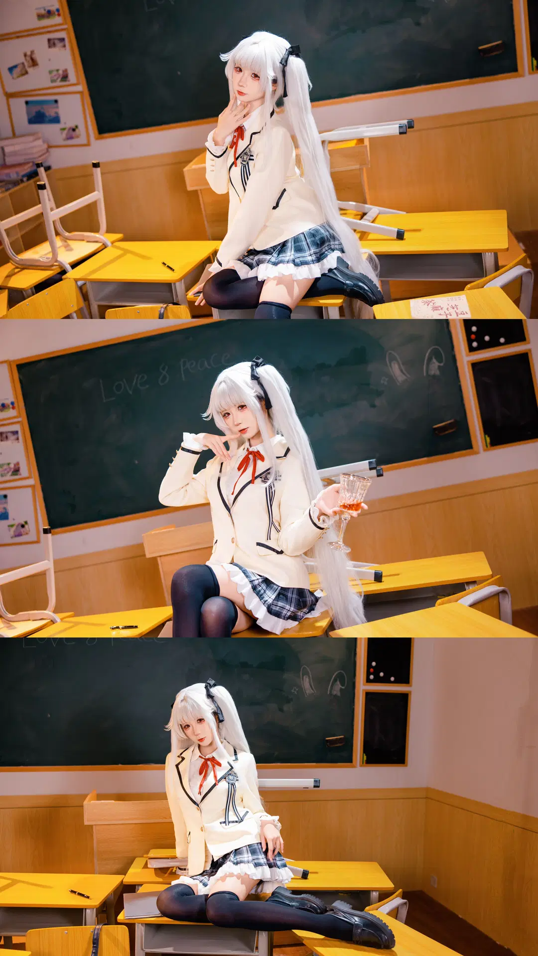 【篝之雾枝cos】美少女万华镜 教室里的校服时光 - Fe - 第6张