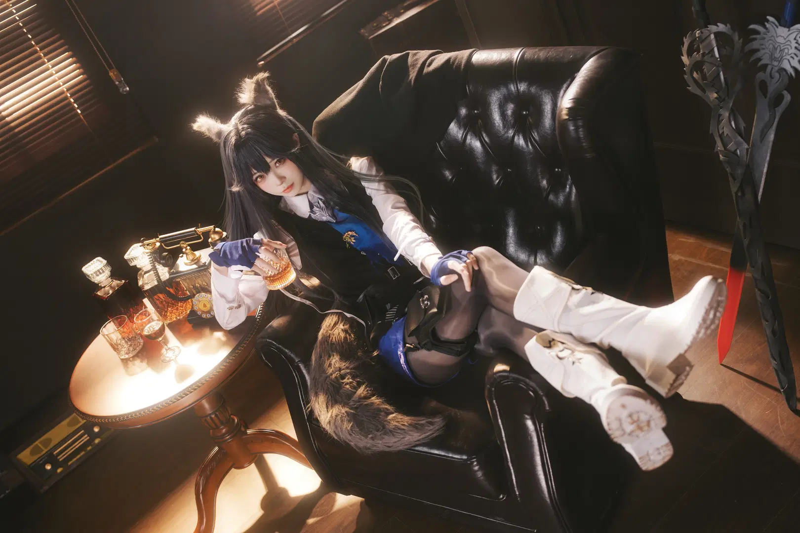 【德克萨斯cos】复古酒吧里的氛围感拉满 - 摄影师布里 - 第6张