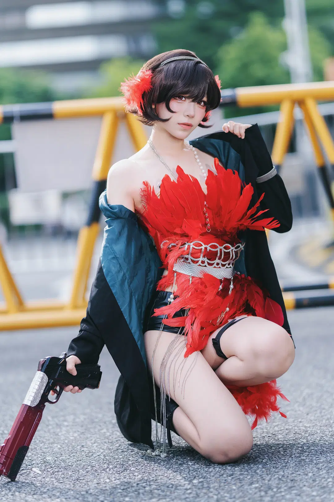 【スナイダー コスプレ】『リバース:1999』ヴィンテージな赤い羽スタイルのイベント写真 - 摄影师布里 - 10枚目