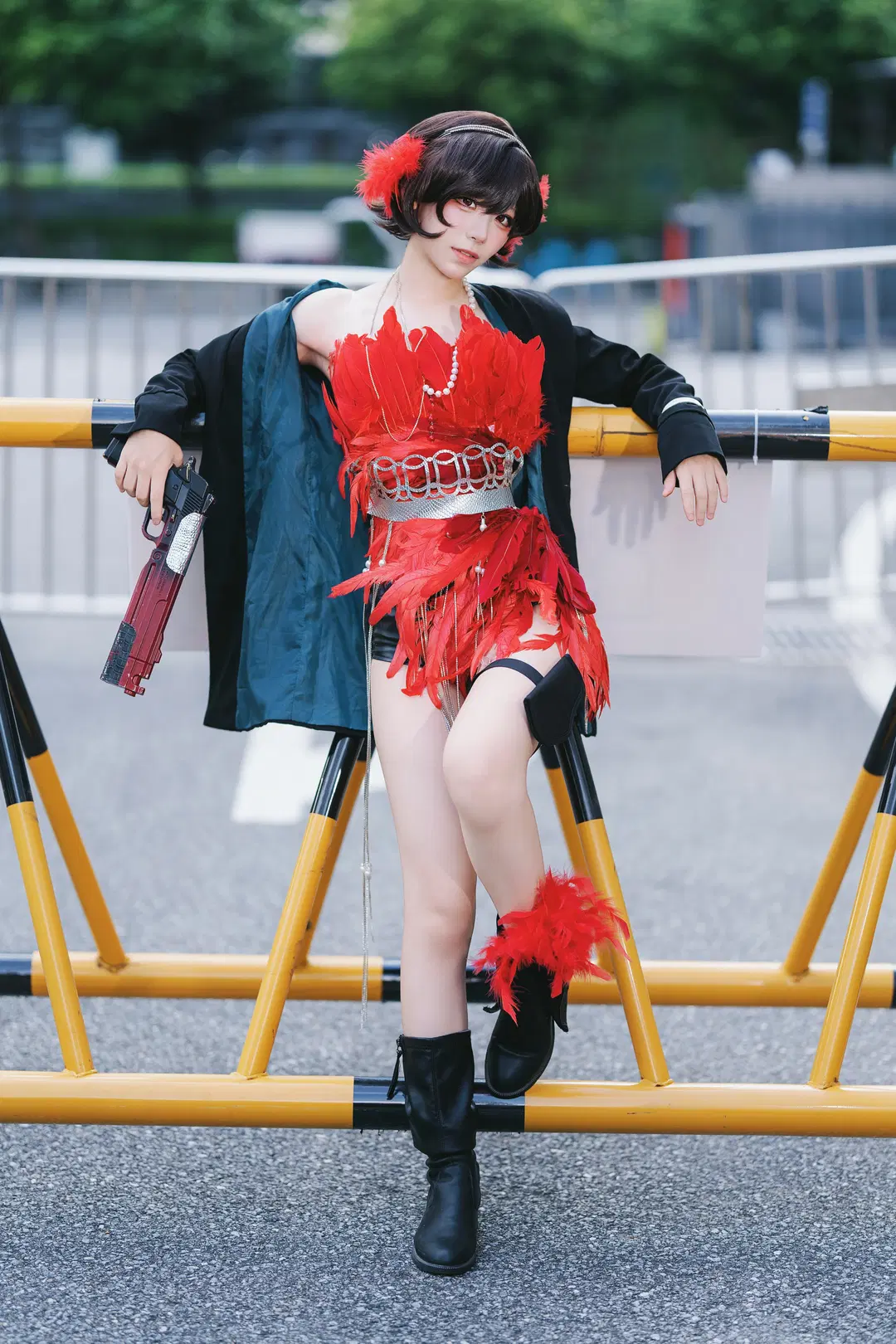 【スナイダー コスプレ】『リバース:1999』ヴィンテージな赤い羽スタイルのイベント写真 - 摄影师布里 - 12枚目