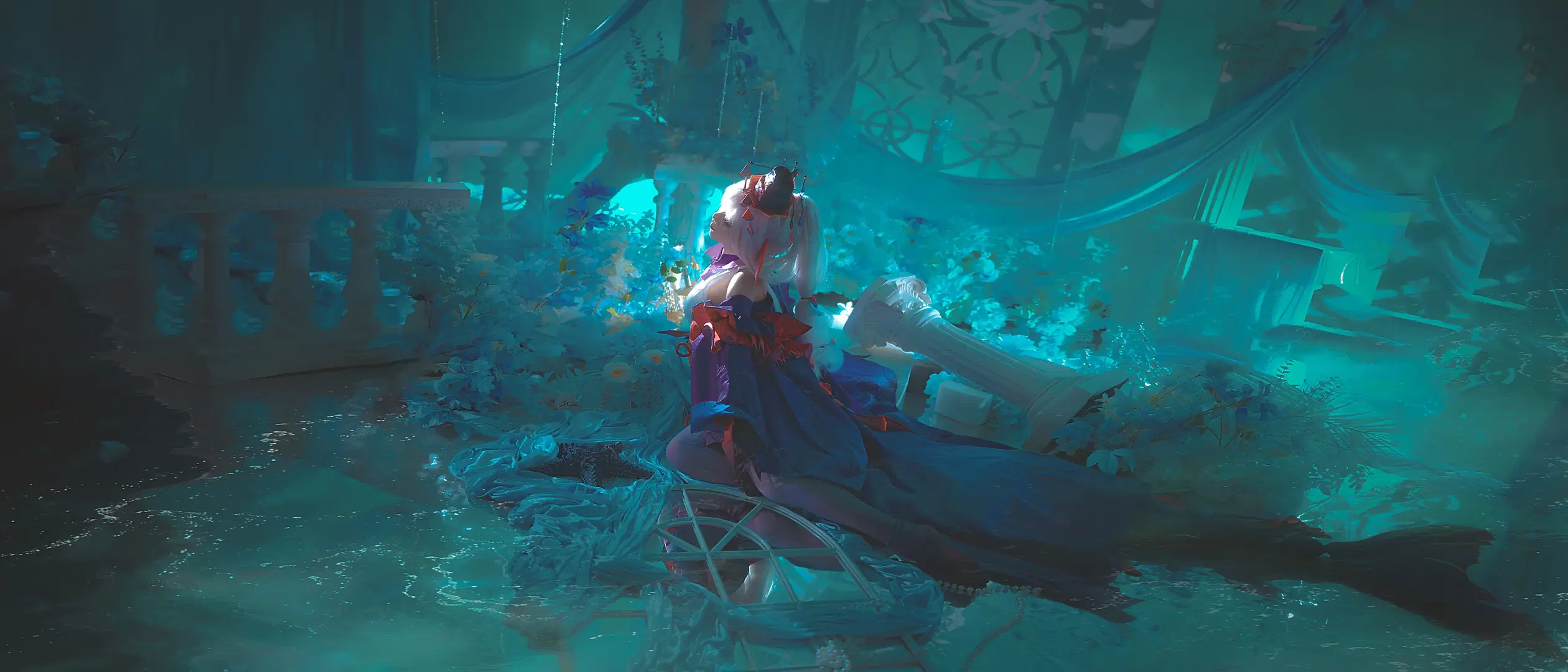 【千姬cos】阴阳师深海废墟置景拍摄记录 - 晴空映画-客反 - 第2张