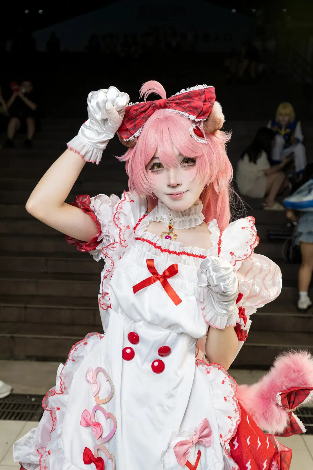 【ゴールデングロー コスプレ】『アークナイツ』超絶キュートなピンク髪子猫の日常 - 凉风 - 4枚目