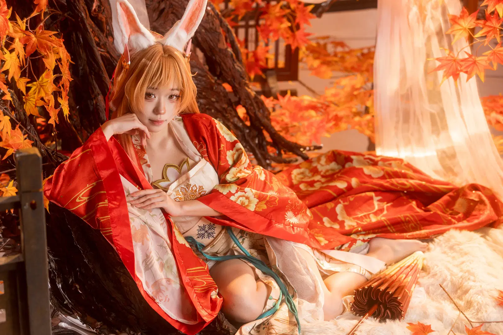 Studio shoot, Honor of Kings, Gongsun Li Cosplay, Cosplay photography, Japanese-style photoshoot