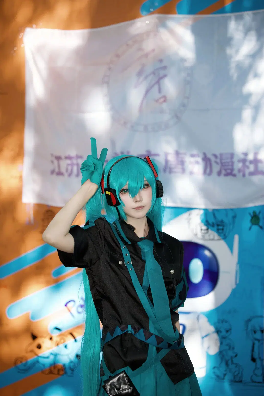 这套青色制服搭双马尾真的很好出片 - 萨摩耶面包 - 第3张
