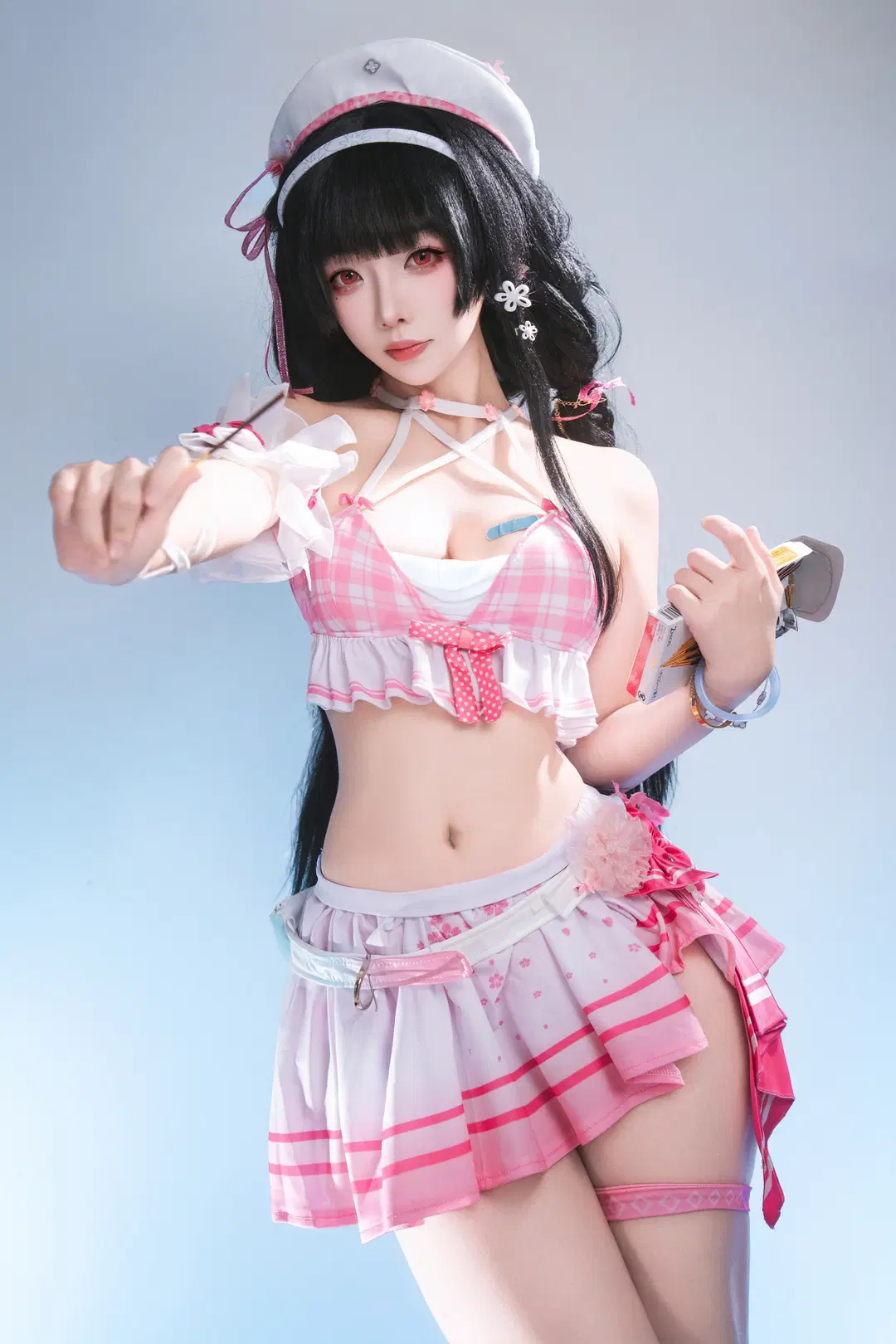 鳴潮, コスプレ, 水着コスプレ, 千咲 コスプレ, ピーチアイス