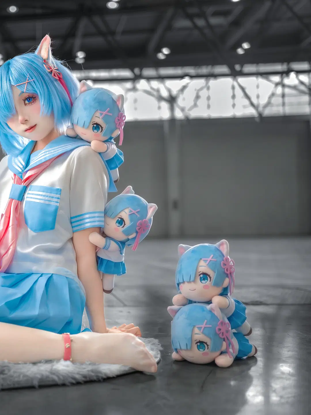 【蕾姆cos】从零开始的异世界生活，猫耳水手服心动满分 - 雨糯 - 第2张