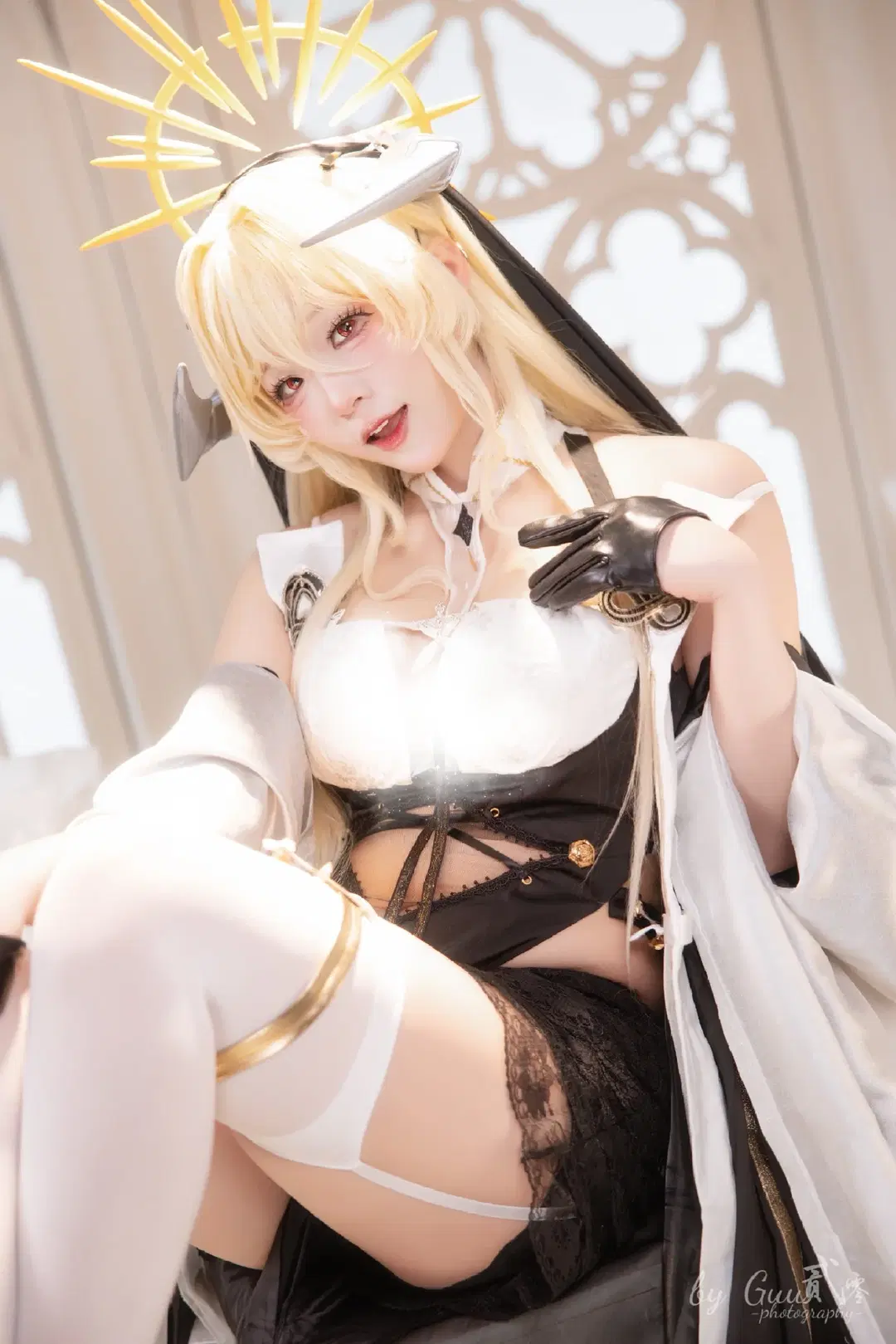 Anime-style photography, Azur Lane, Azur Lane cosplay, Implacable cosplay, Stockings