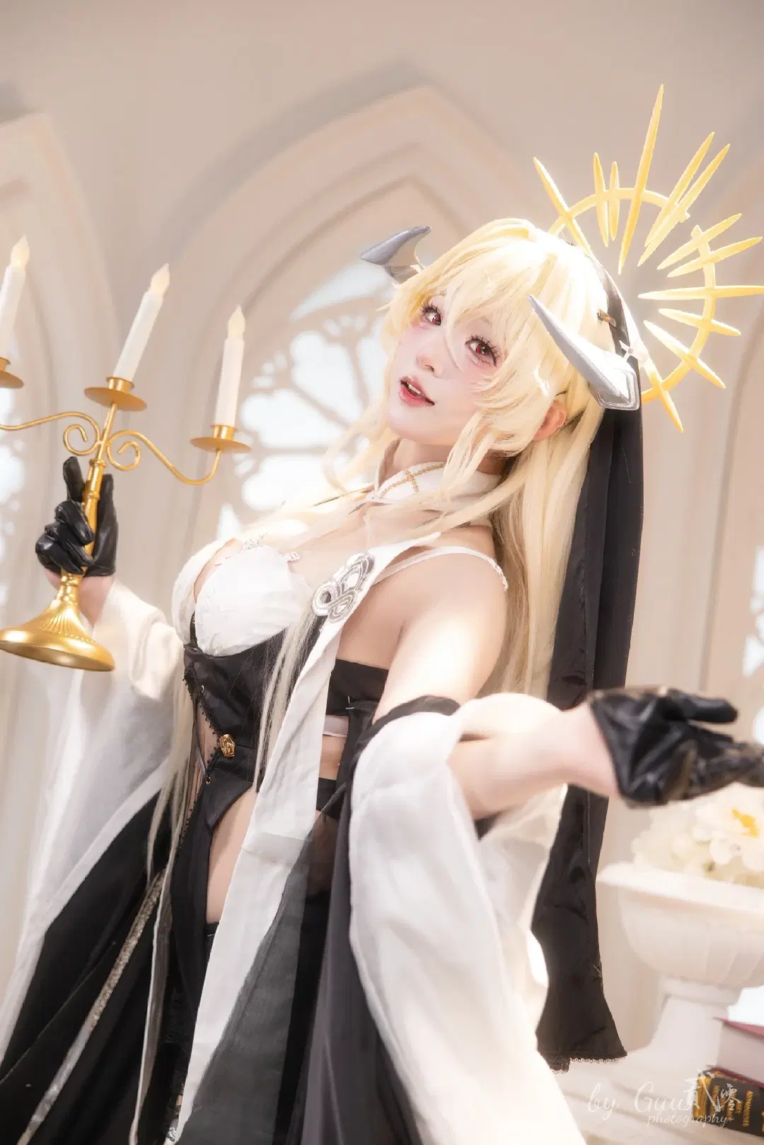 [Implacable cosplay] Azur Lane nun look: Presentation of dark aesthetics by Guu贰零 - Image 2