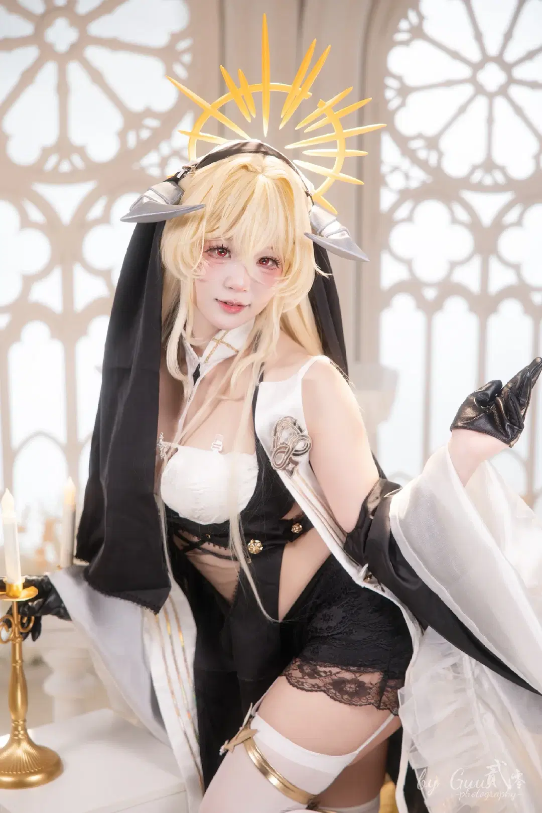 [Implacable cosplay] Azur Lane nun look: Presentation of dark aesthetics by Guu贰零 - Image 3