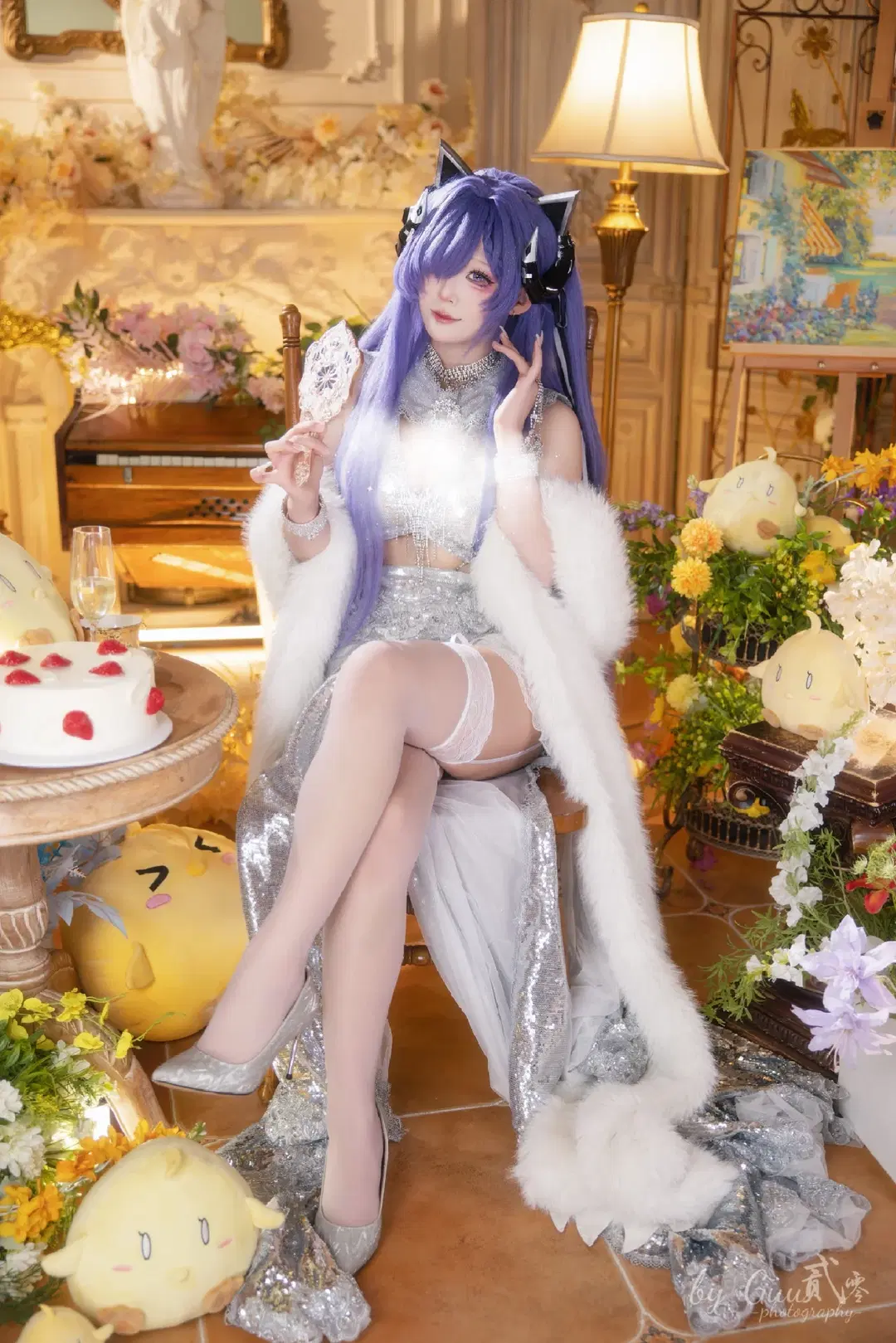 【奥古斯特cos】碧蓝航线银色亮片礼服造型 - Guu贰零 - 第2张