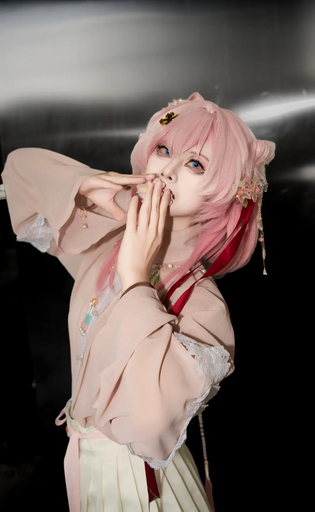 【三月七cos】星穹铁道里的粉色元气少女 - NightDiva - 第10张