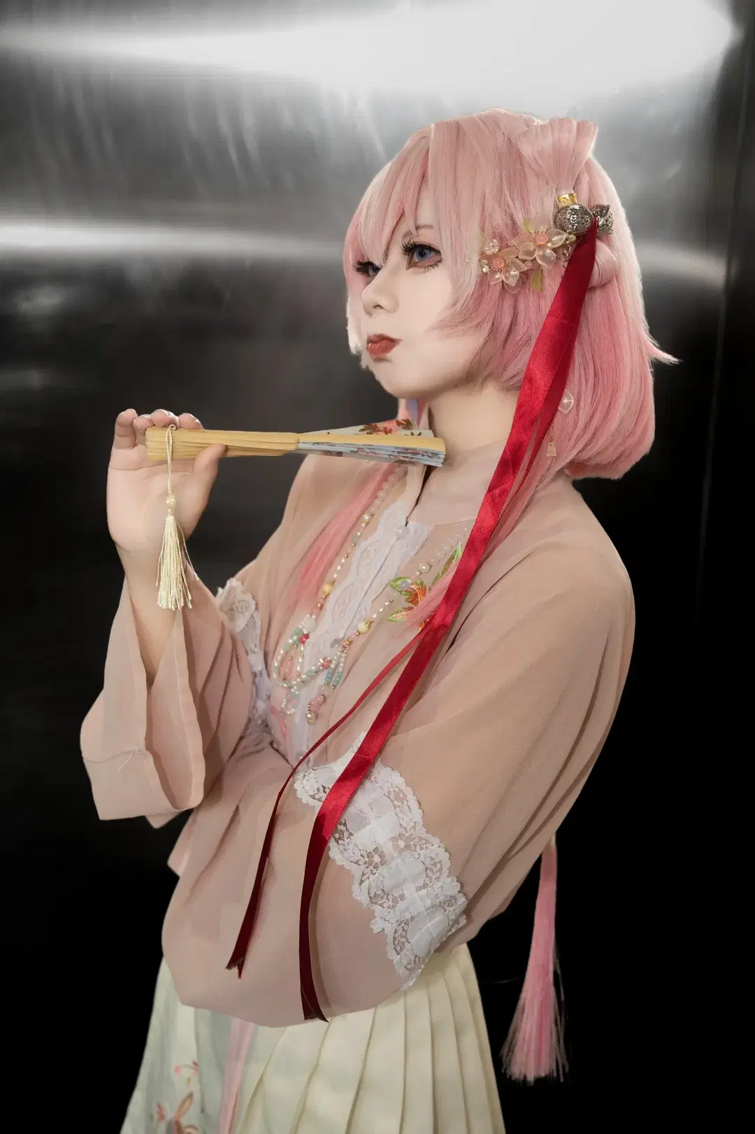 【三月七cos】星穹铁道里的粉色元气少女 - NightDiva - 第2张