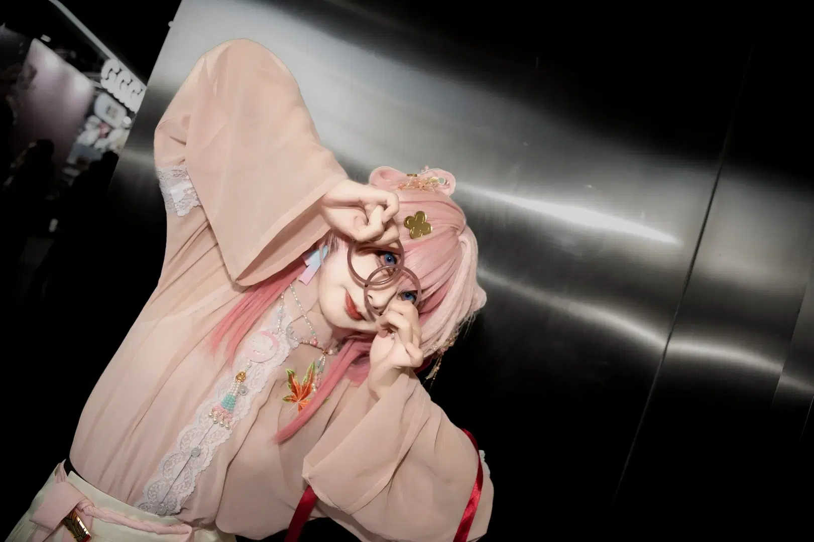【三月七cos】星穹铁道里的粉色元气少女 - NightDiva - 第3张