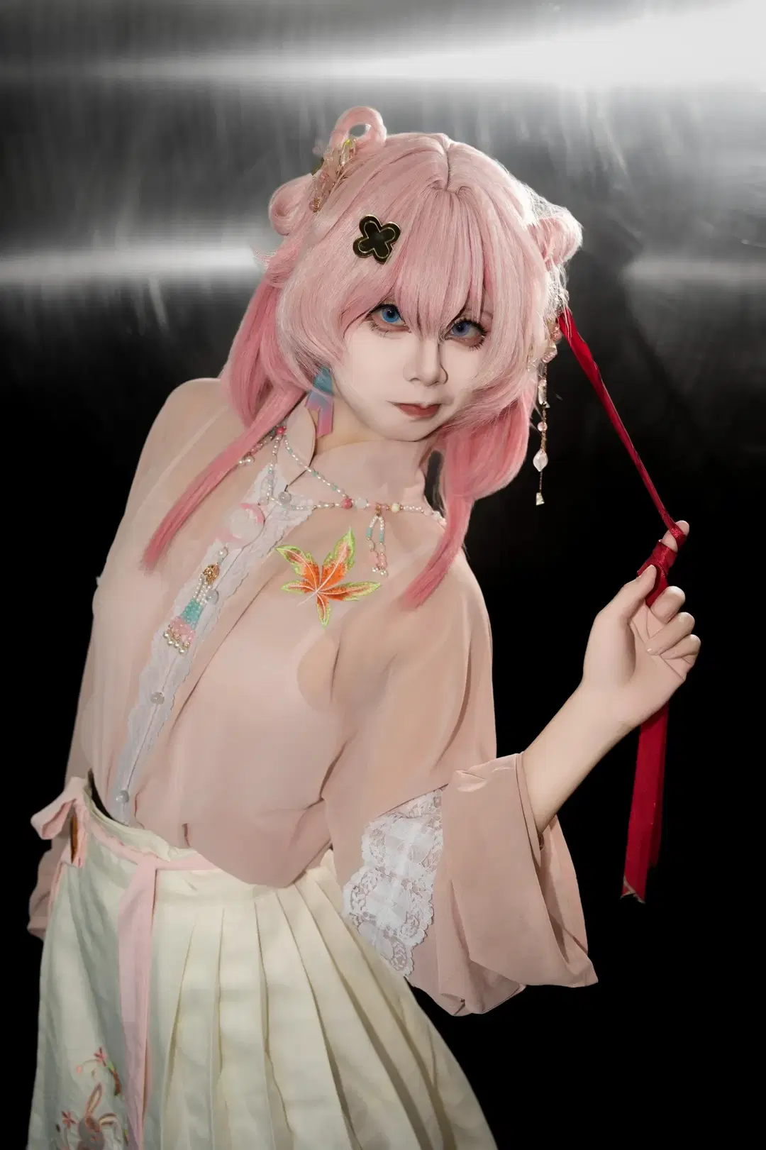 【三月七cos】星穹铁道里的粉色元气少女 - NightDiva - 第7张