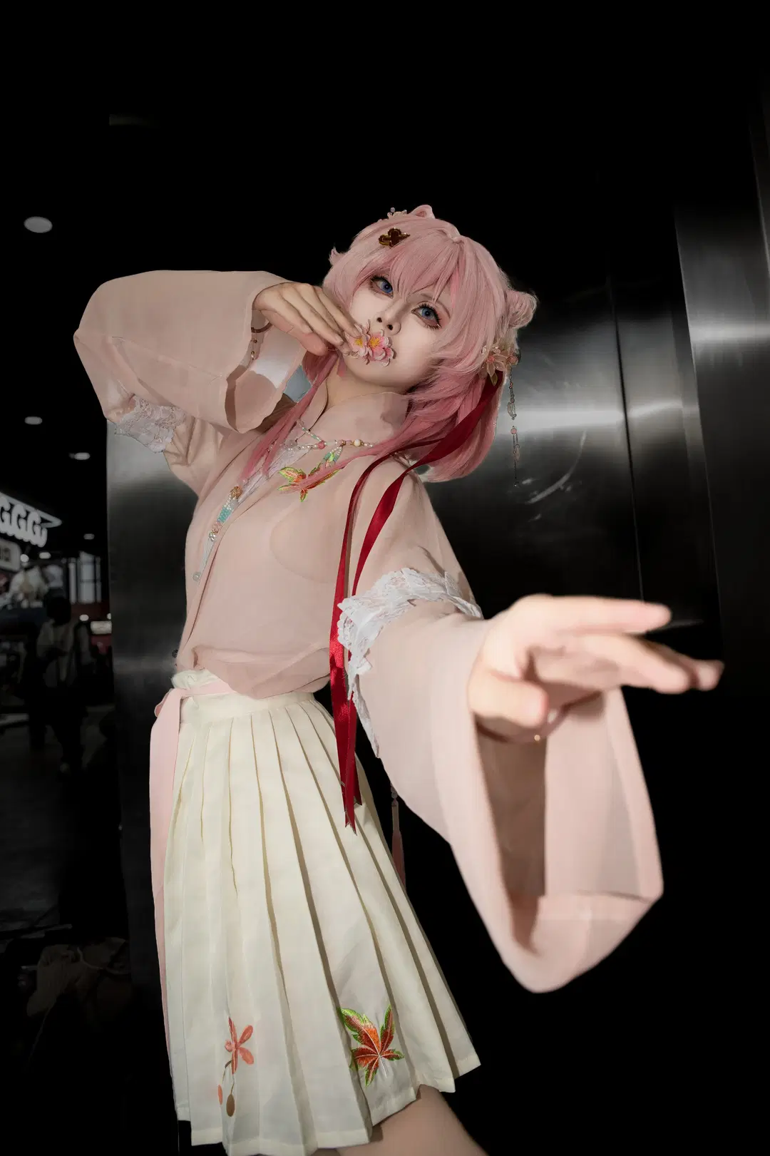 【三月七cos】星穹铁道里的粉色元气少女 - NightDiva - 第9张